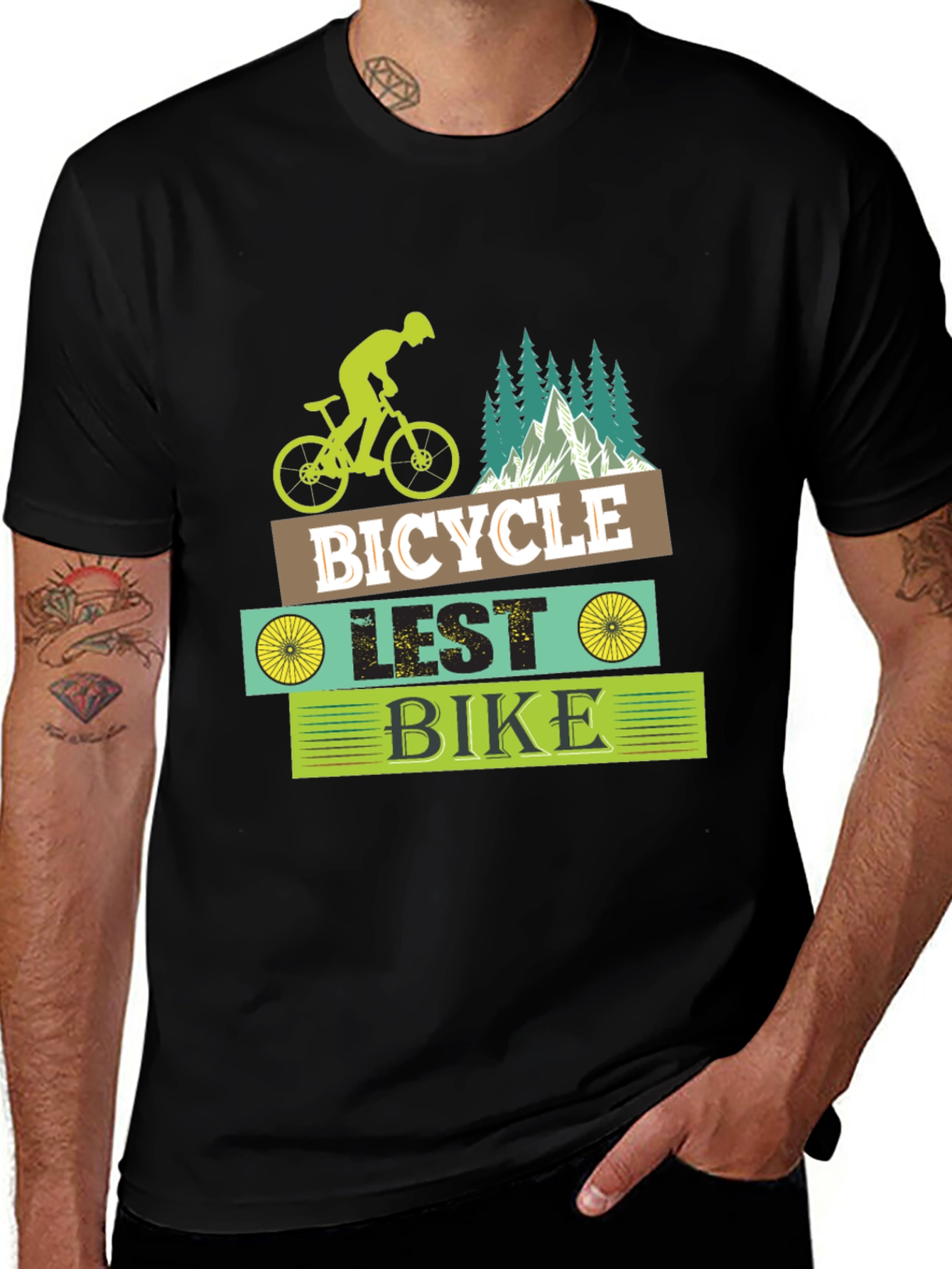 Variant 25 of Bicycle Lifestyle T-Shirt - Ride in Style