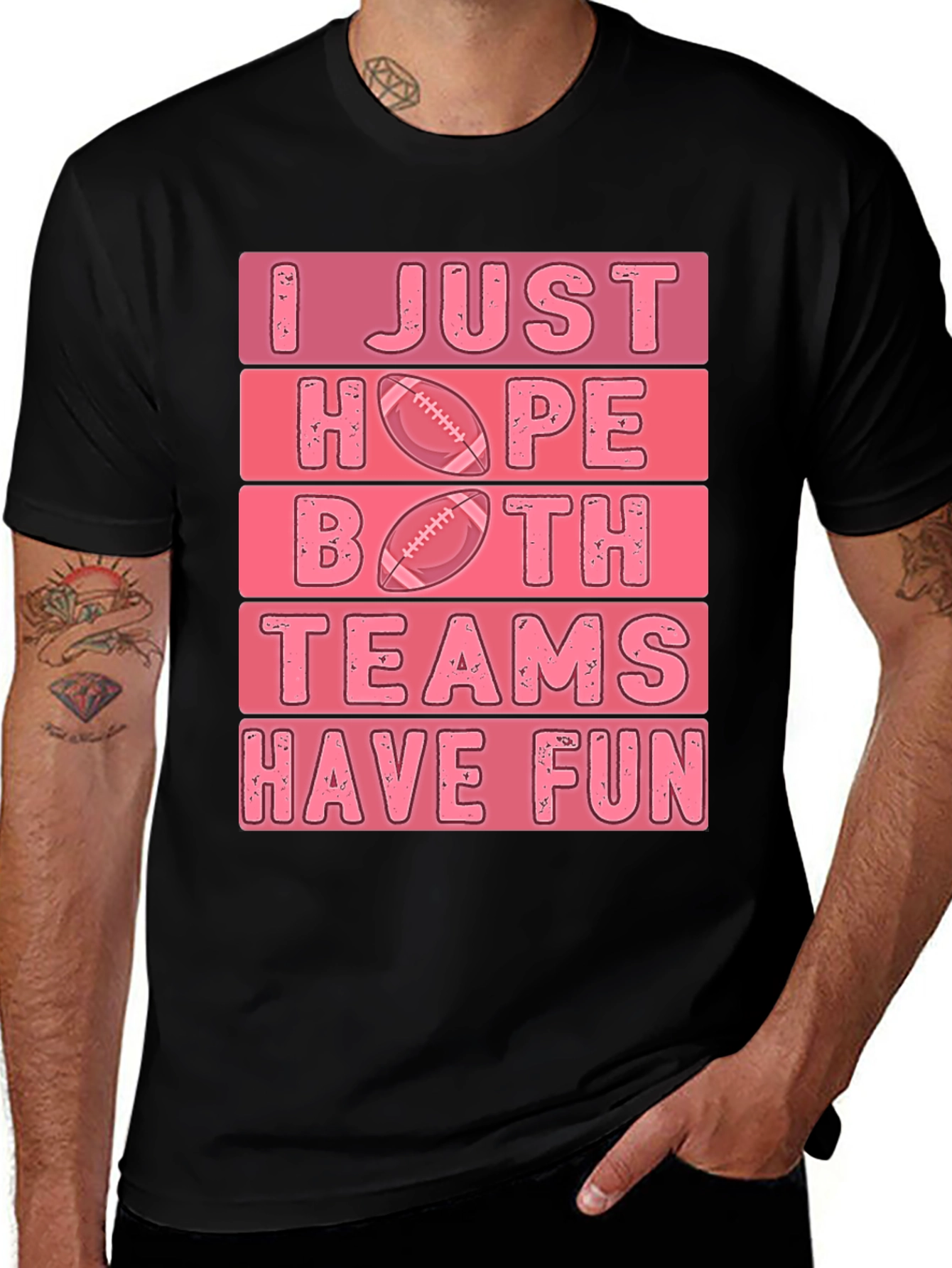 Variant 11 of I Just Hope Both Teams Have Fun T-Shirt