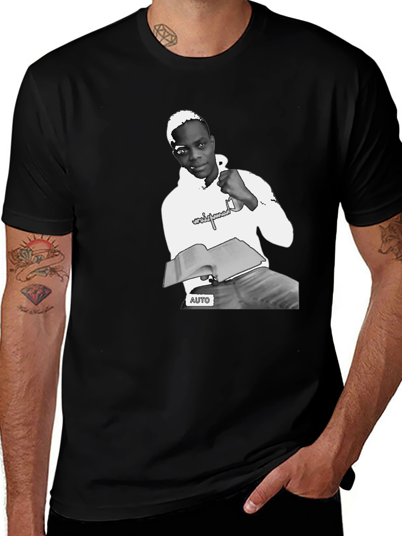 Variant 29 of Graphic Black T-Shirt - Auto Design