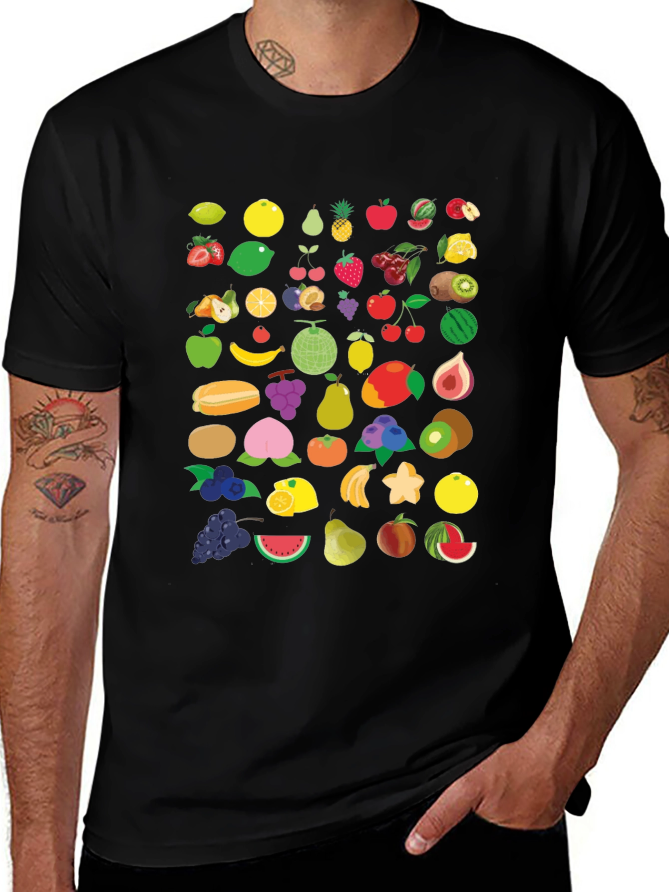 Variant 22 of Fruit Print T-Shirt