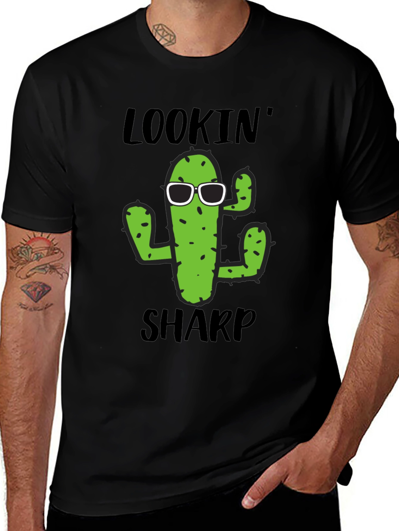 Variant 12 of Lookin' Sharp Cactus Graphic Tee