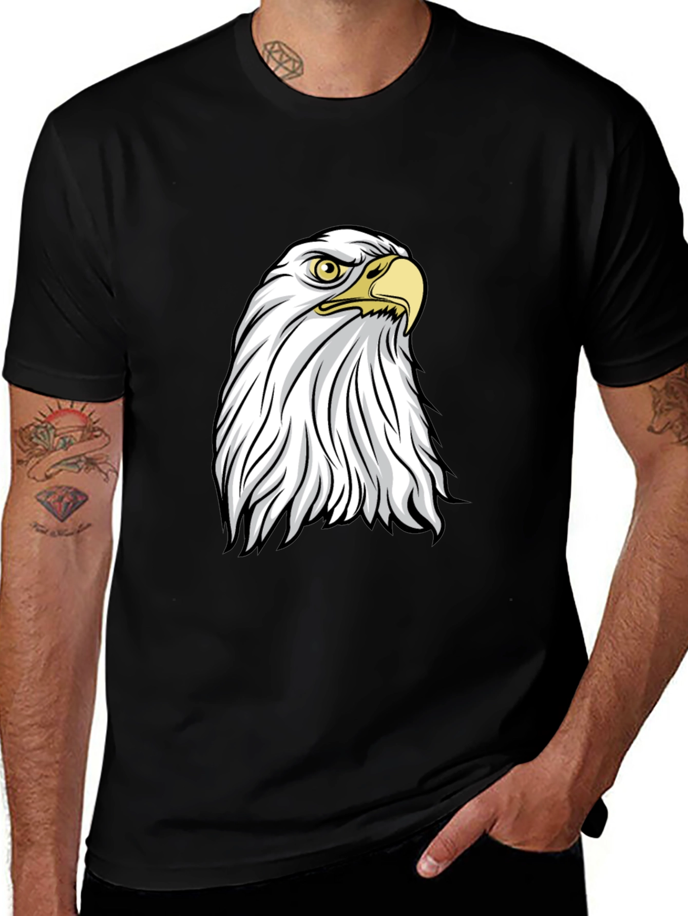 Variant 12 of Bald Eagle Graphic Tee - Patriotic Style
