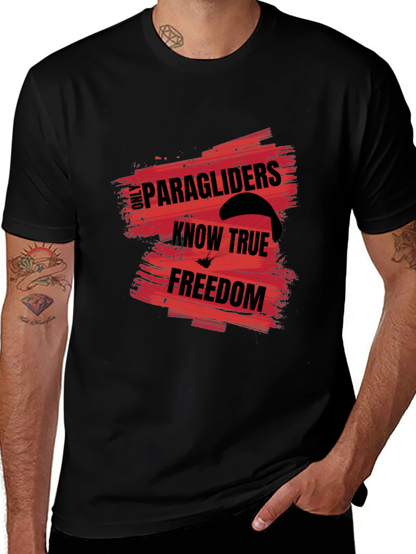 Variant 22 of Paragliders True Freedom Graphic T-Shirt