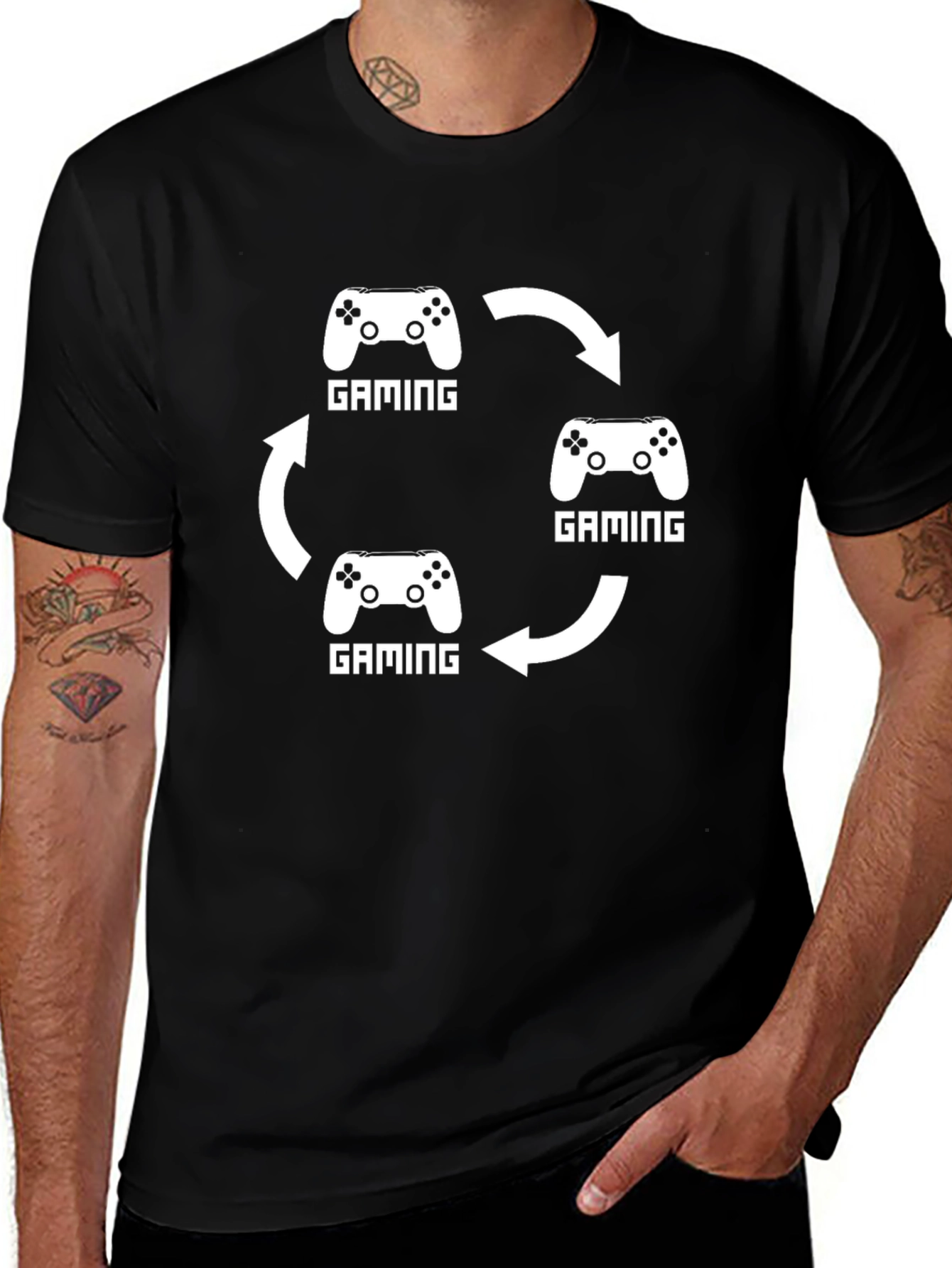 Variant 29 of Gaming Cycle T-Shirt - Gamer's Life
