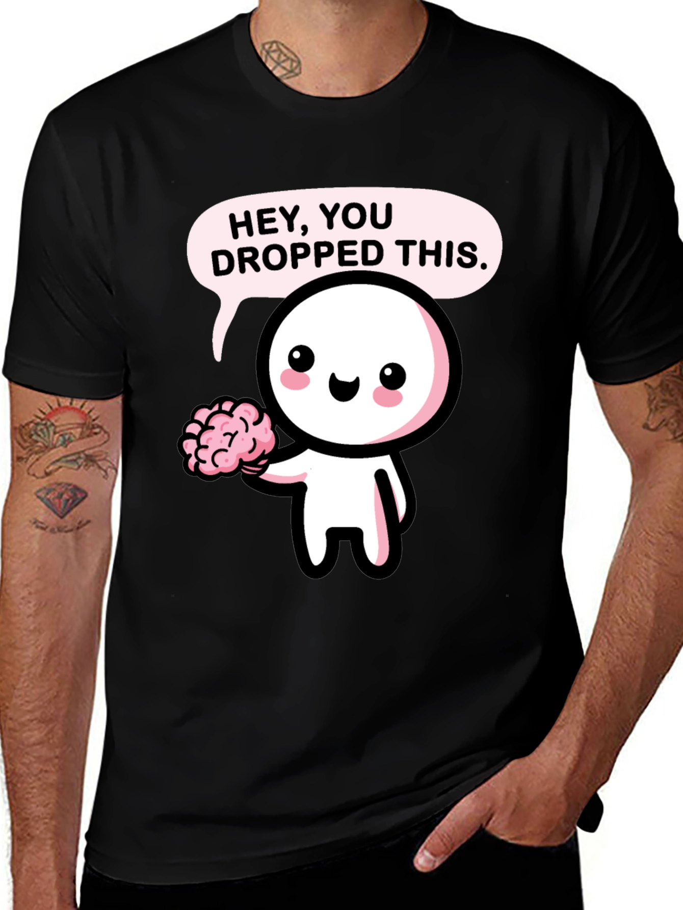 Variant 16 of Hey You Dropped This Brain T-Shirt
