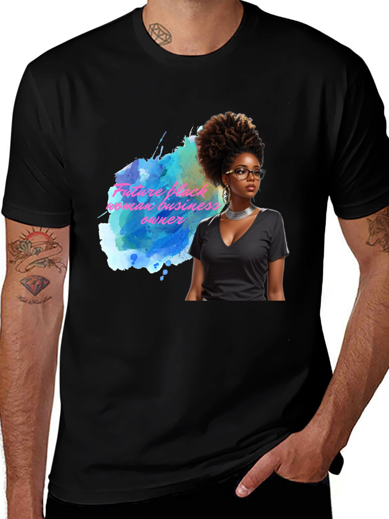 Variant 13 of Future Black Woman Business Owner T-Shirt