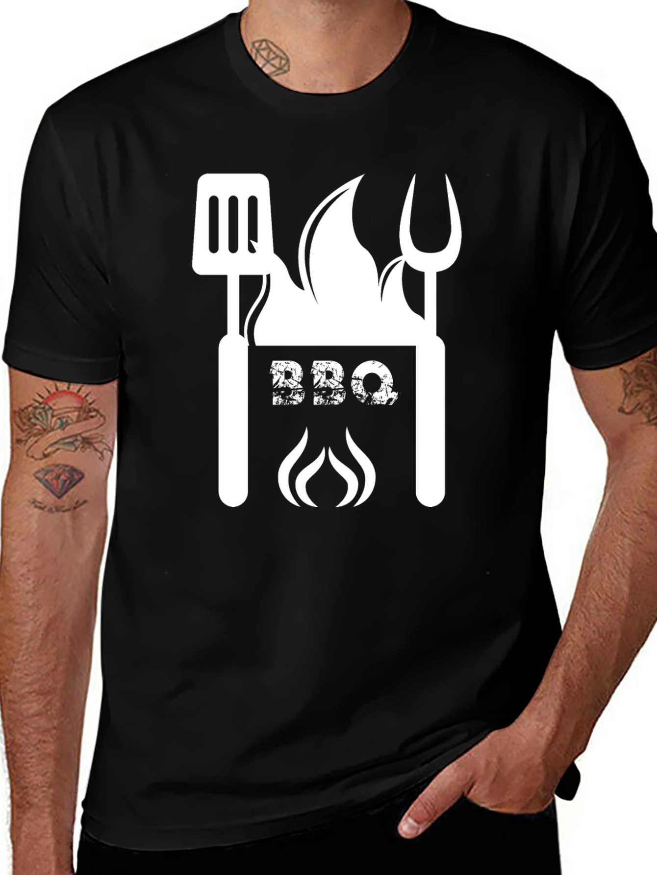 BBQ Grill T-Shirt:  Men's Graphic Tee