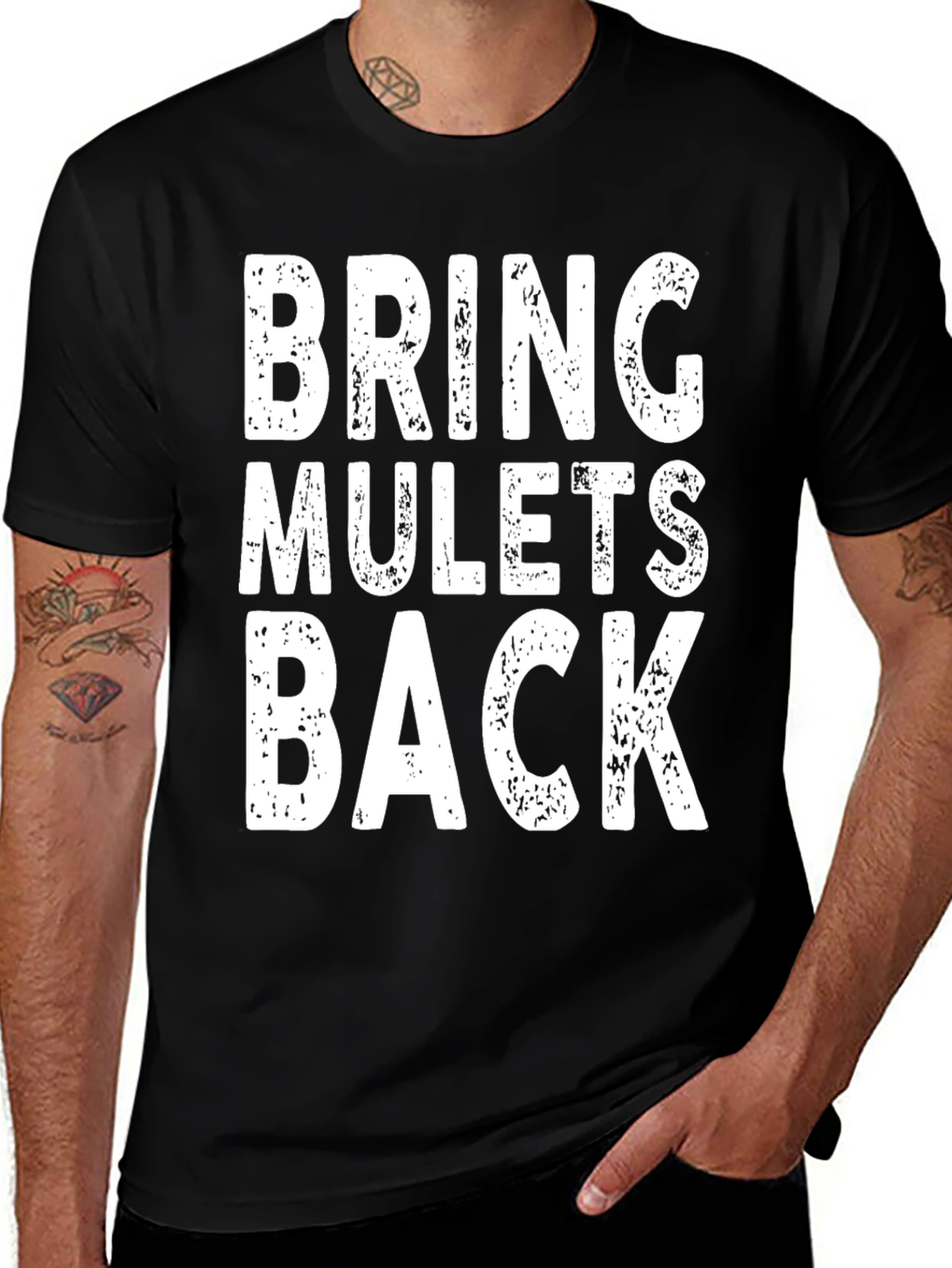Variant 17 of Bring Mullets Back Graphic T-Shirt