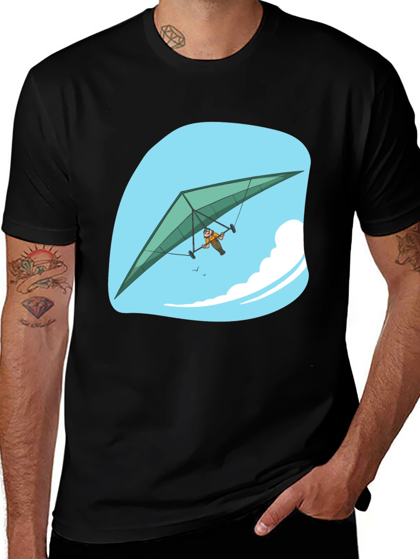 Variant 2 of Hang Glider T-Shirt, Sky Adventure Tee