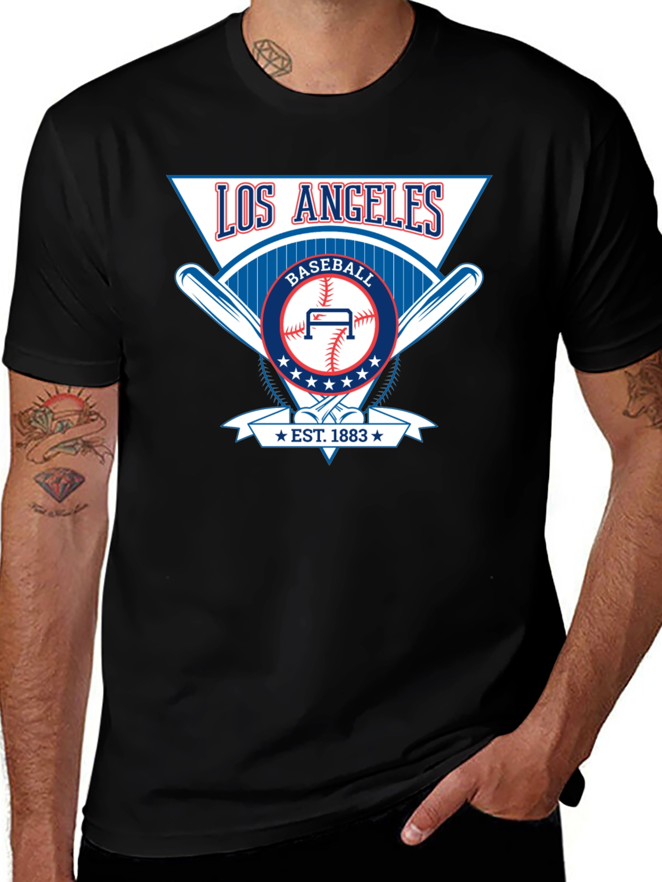 Variant 17 of Los Angeles Baseball Graphic T-Shirt