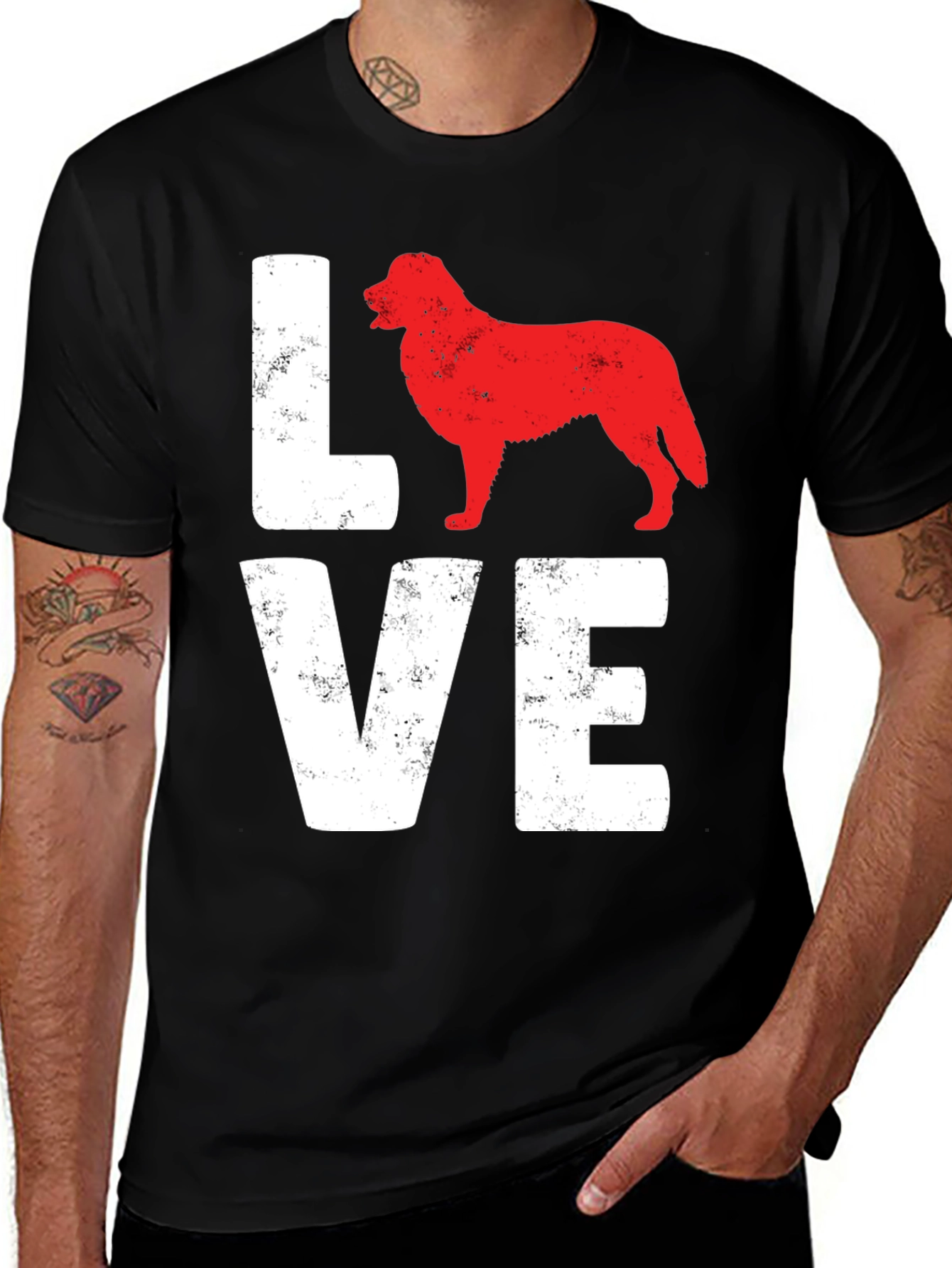 Variant 27 of Love Dog T-Shirt - Pet Lover Tee