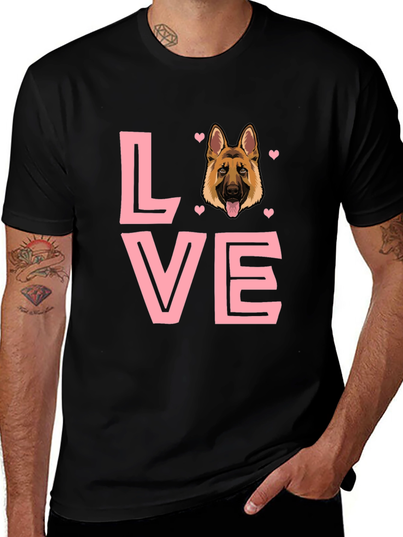 Variant 25 of Dog Lover T-Shirt - German Shepherd Tee