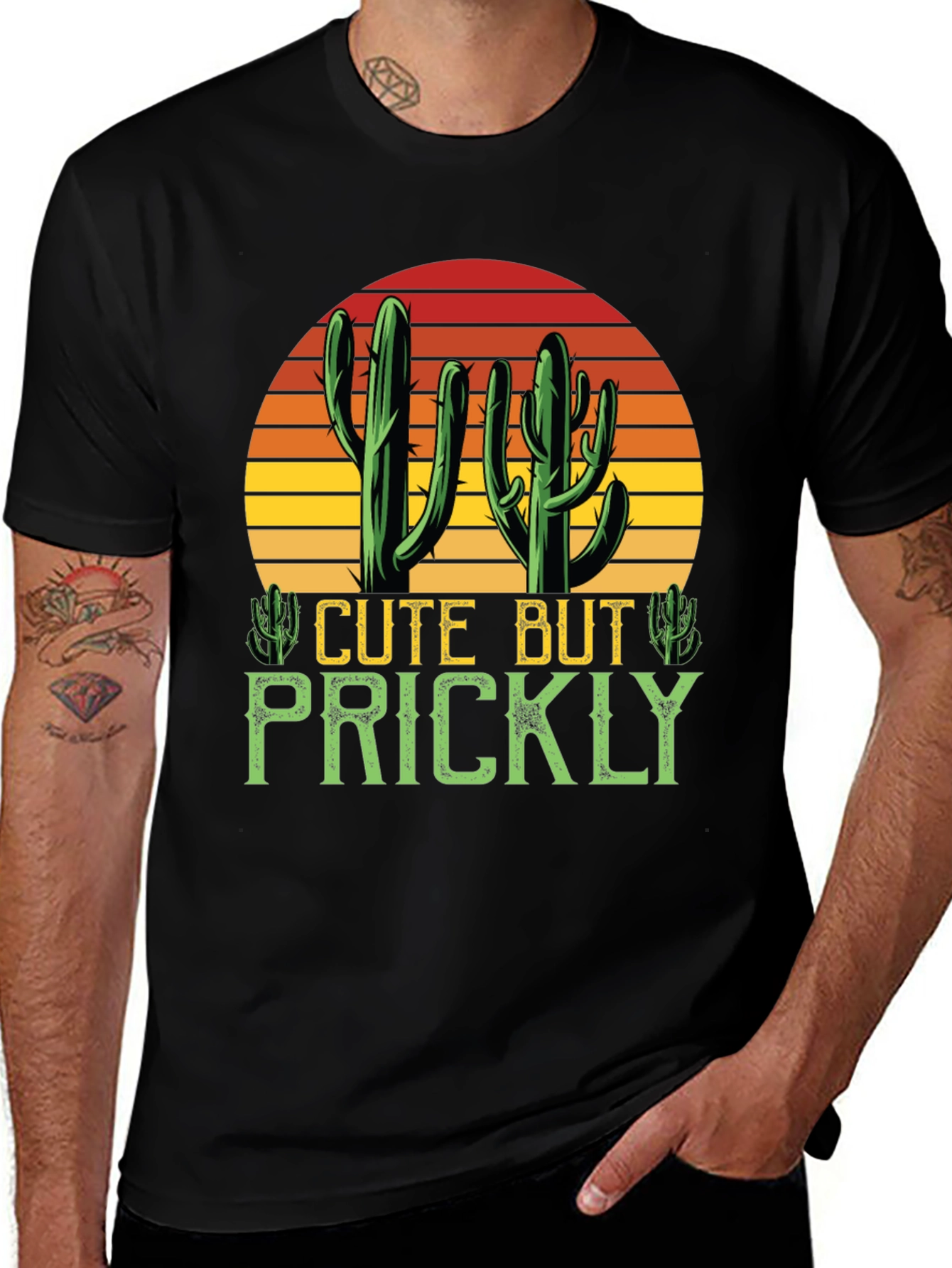 Variant 7 of Cute But Prickly Cactus Graphic T-Shirt