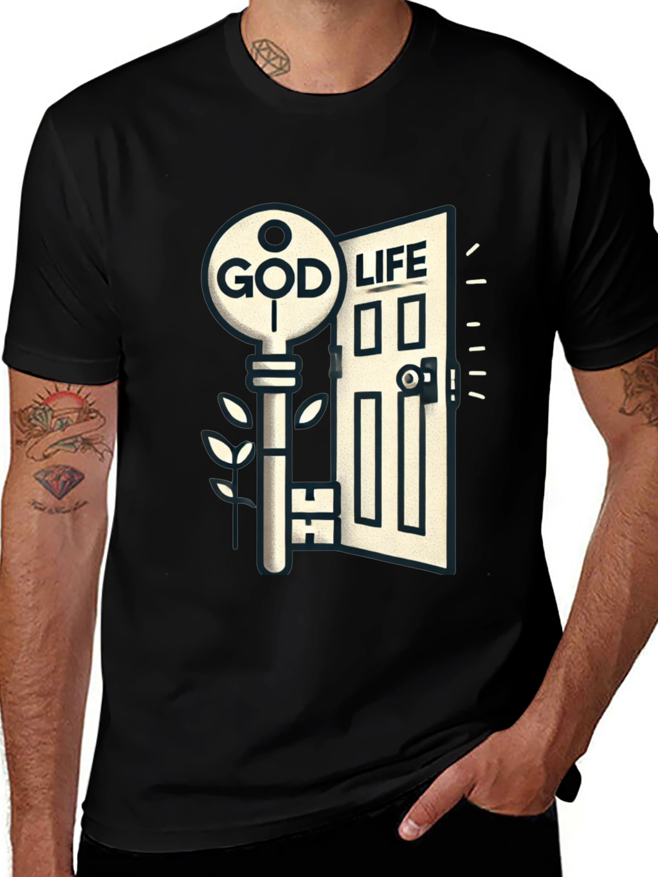Variant 12 of God is the Key to Life T-Shirt