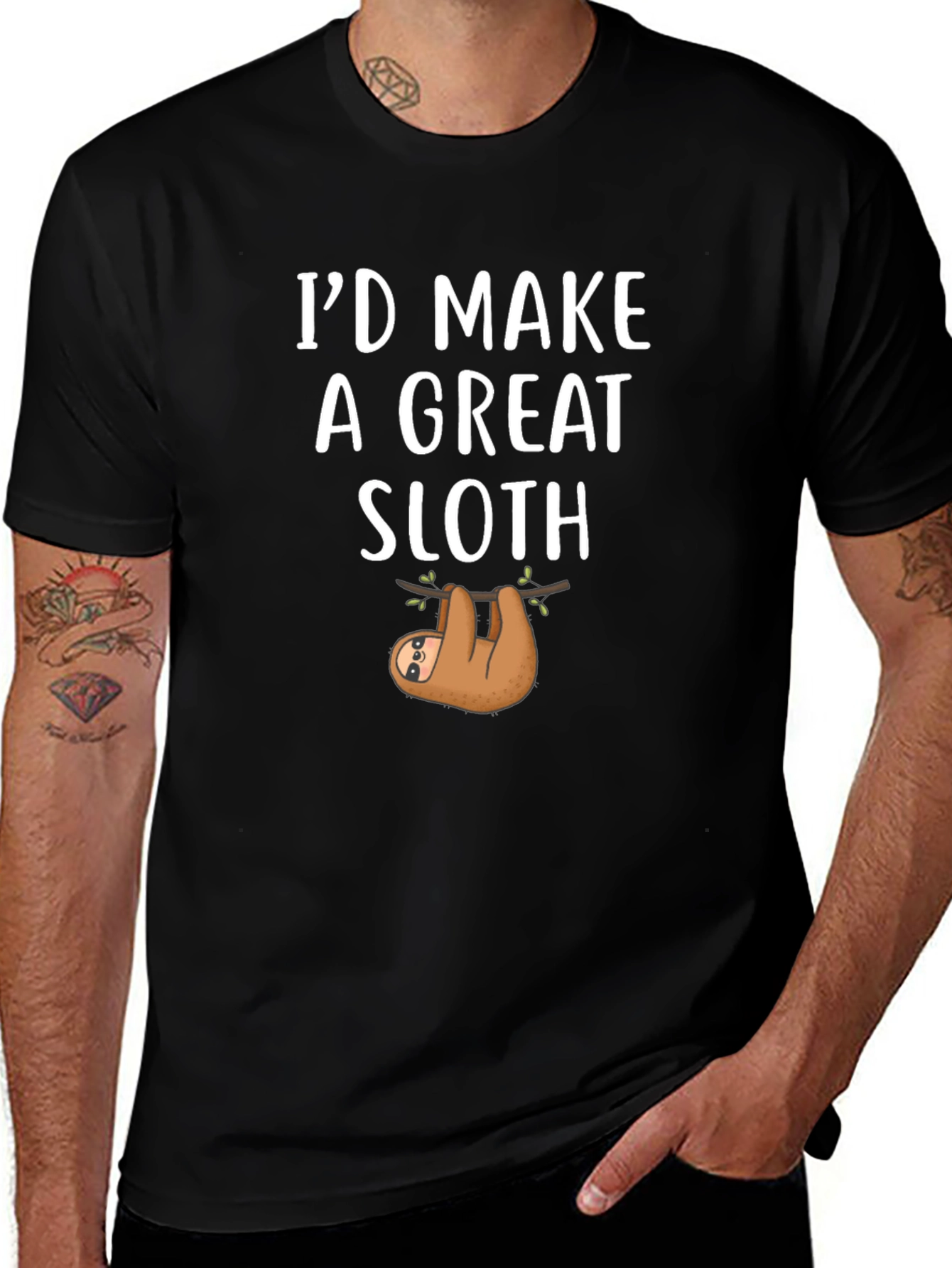 Variant 23 of Great Sloth T-Shirt - Funny Animal Tee