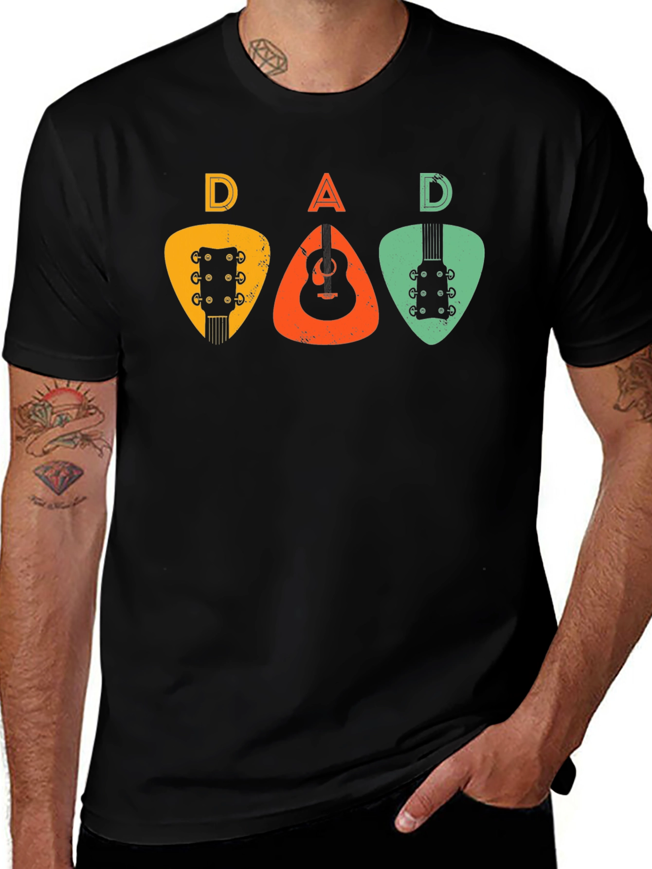 Variant 20 of Guitar Pick Dad T-Shirt