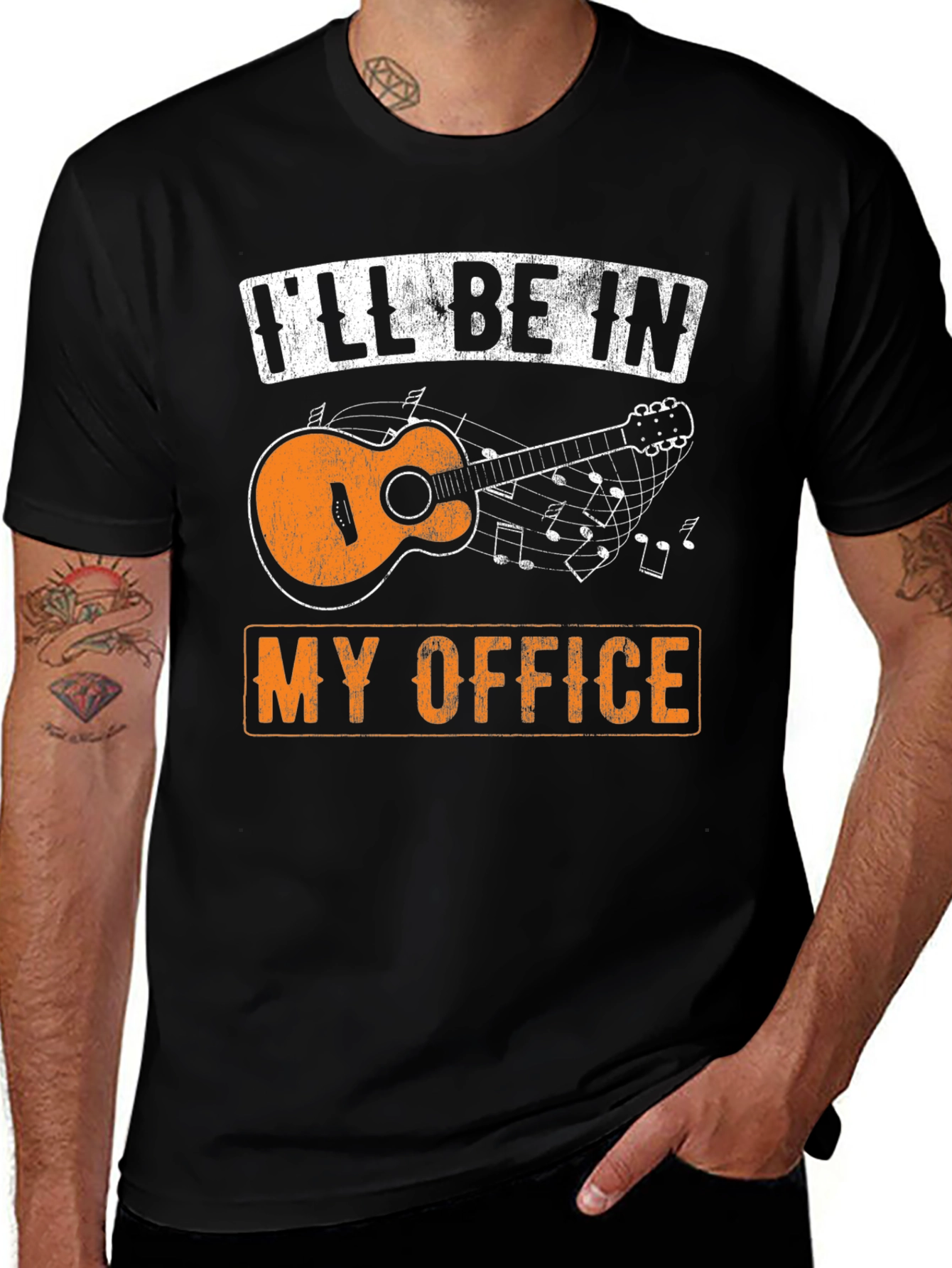Guitar Office T-Shirt - Musician Gift