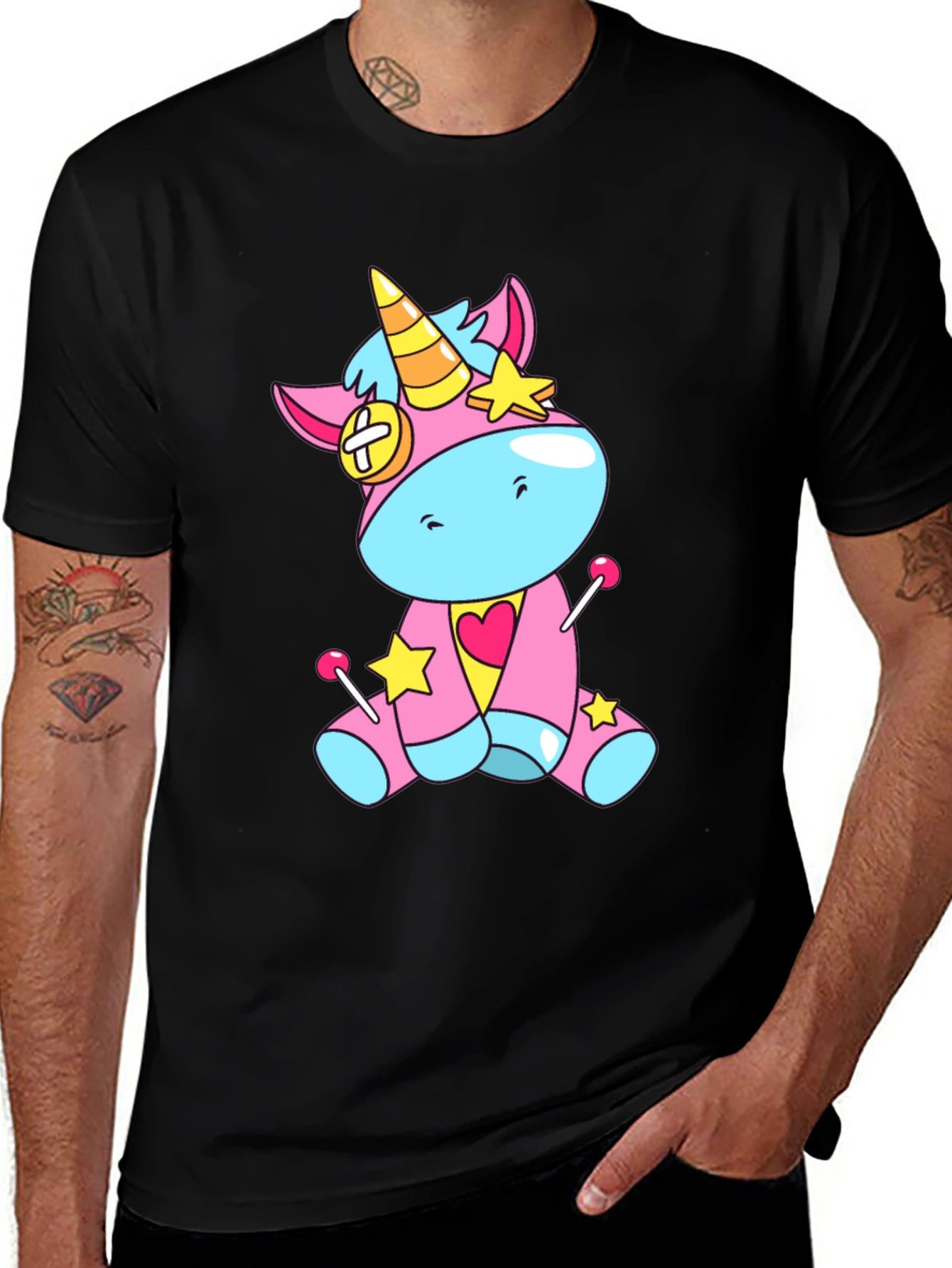 Variant 8 of Unicorn Graphic Tee - Cute Cartoon Design