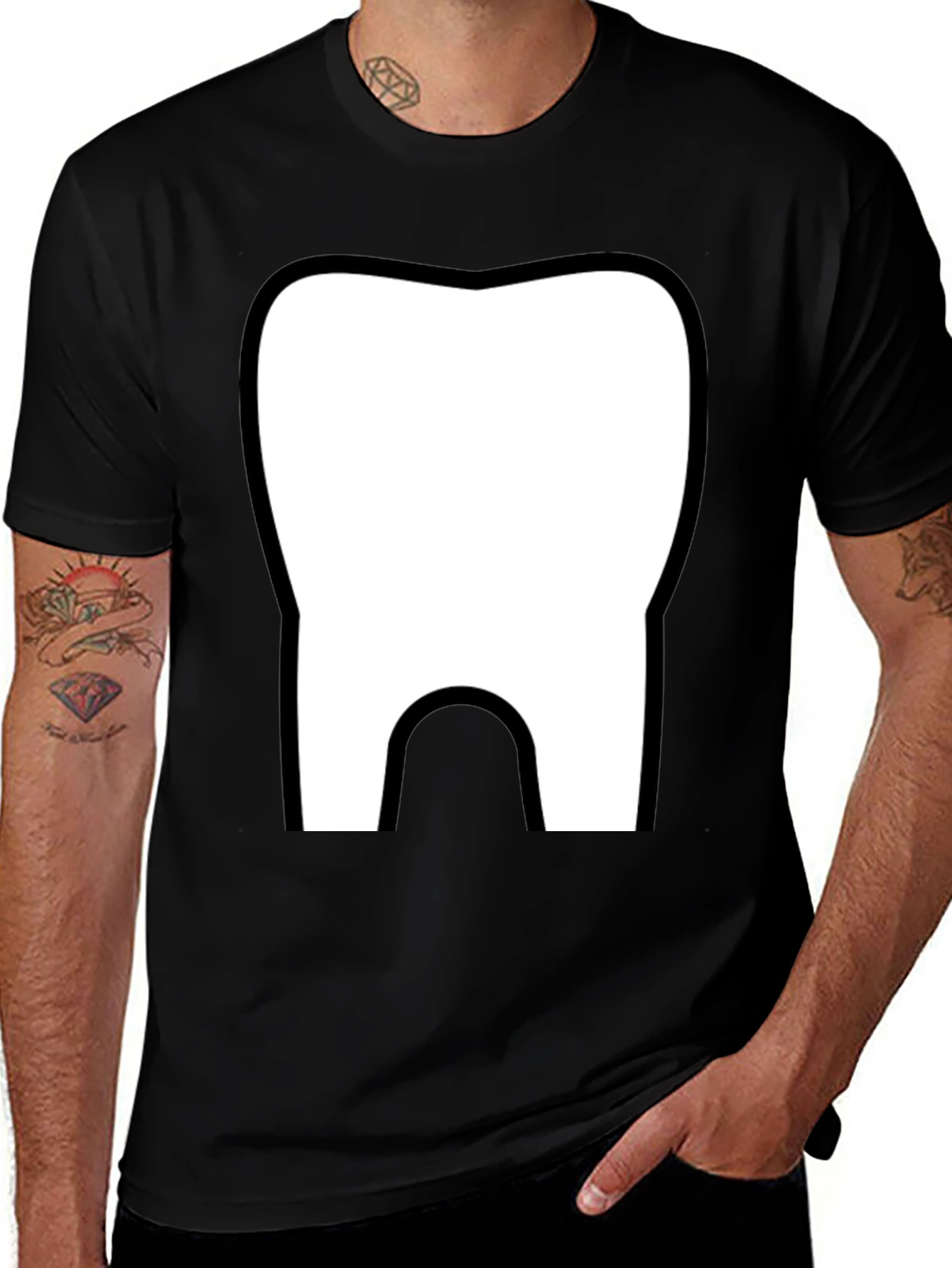 Variant 21 of Tooth Graphic Tee - Dental Humor T-Shirt