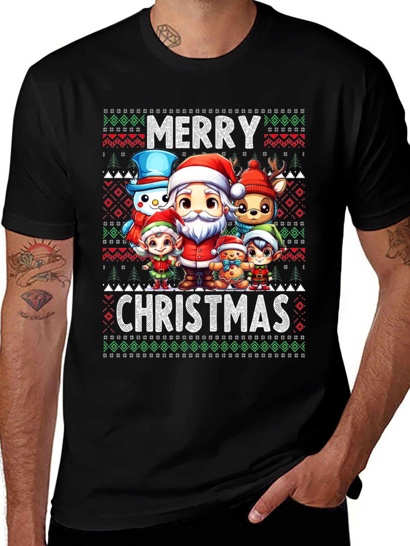 Merry Christmas Cartoon T-Shirt