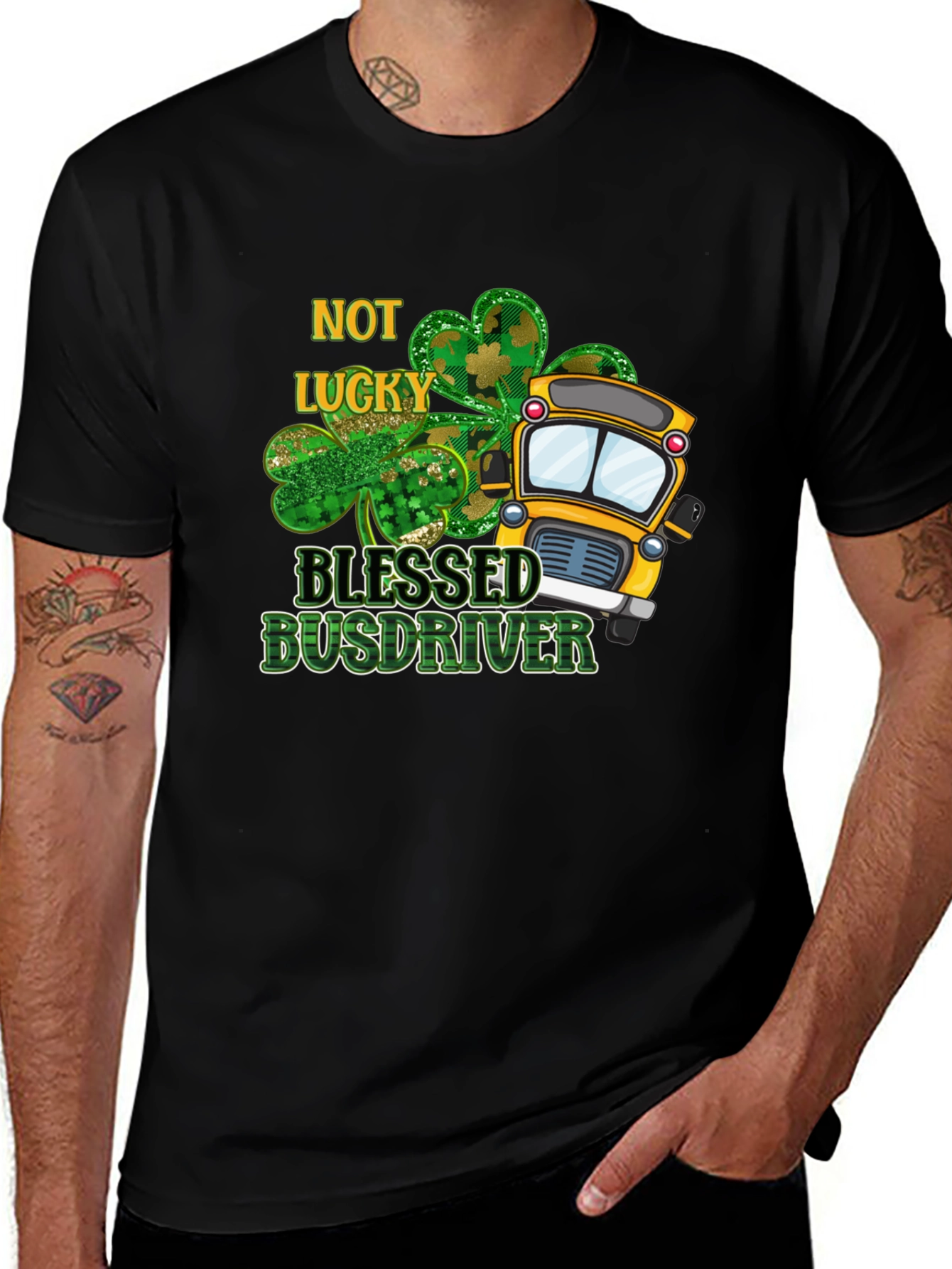 Blessed Bus Driver St. Patrick's Day T-Shirt