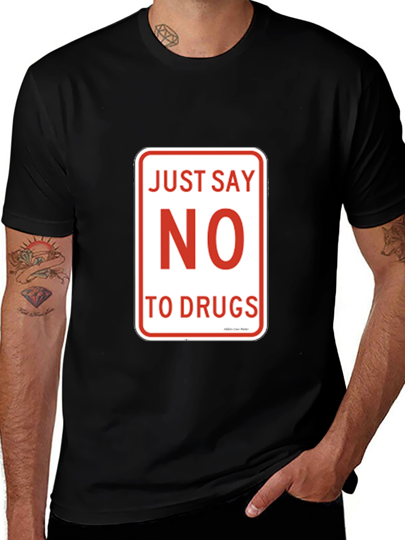 Variant 18 of Just Say No to Drugs Graphic Tee