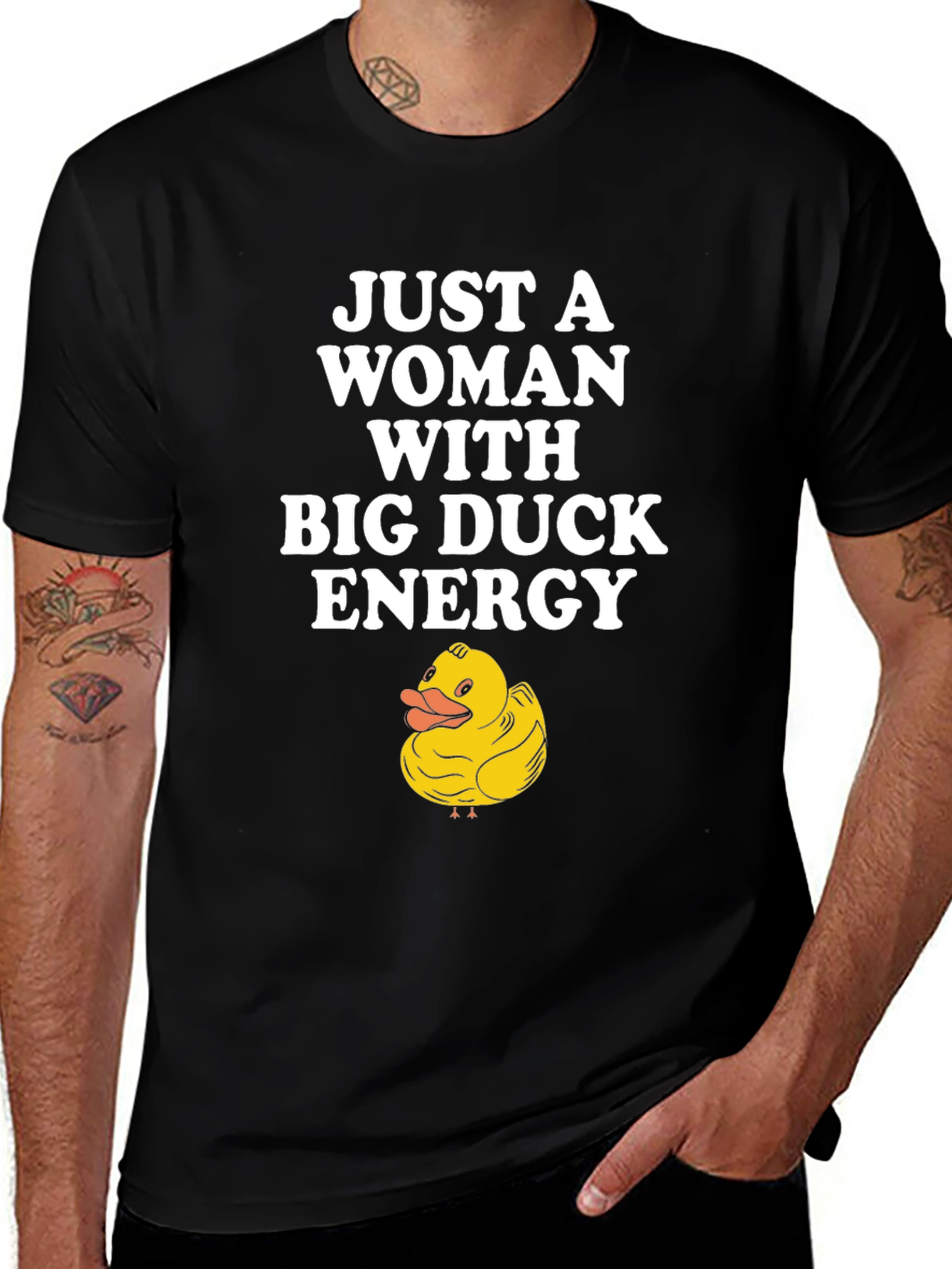 Variant 4 of Big Duck Energy T-Shirt Funny Woman's Tee