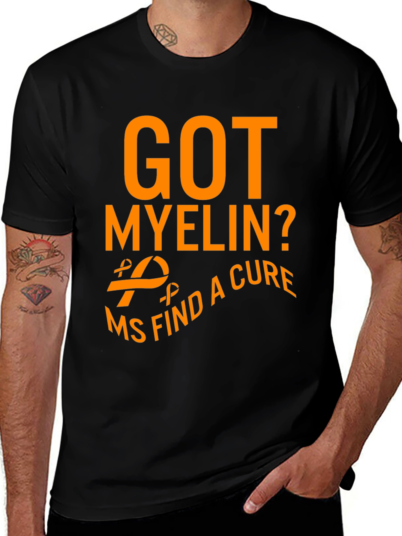 Got Myelin? MS Find a Cure Awareness T-Shirt