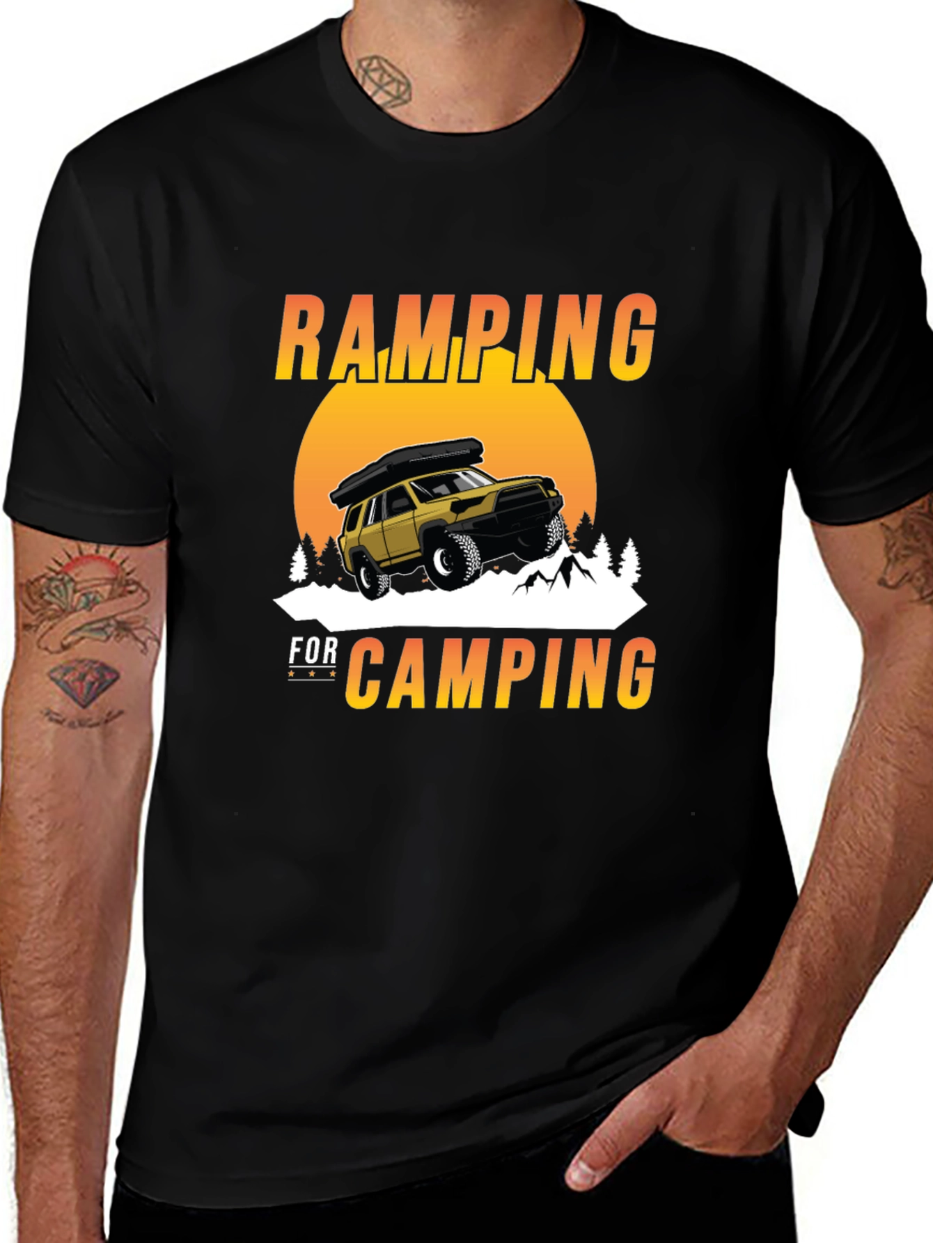 Ramping for Camping T-Shirt - Adventure Apparel