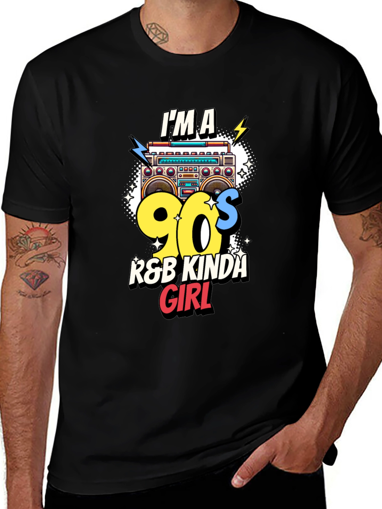 Variant 10 of 90s R&B Kinda Girl Graphic Tee