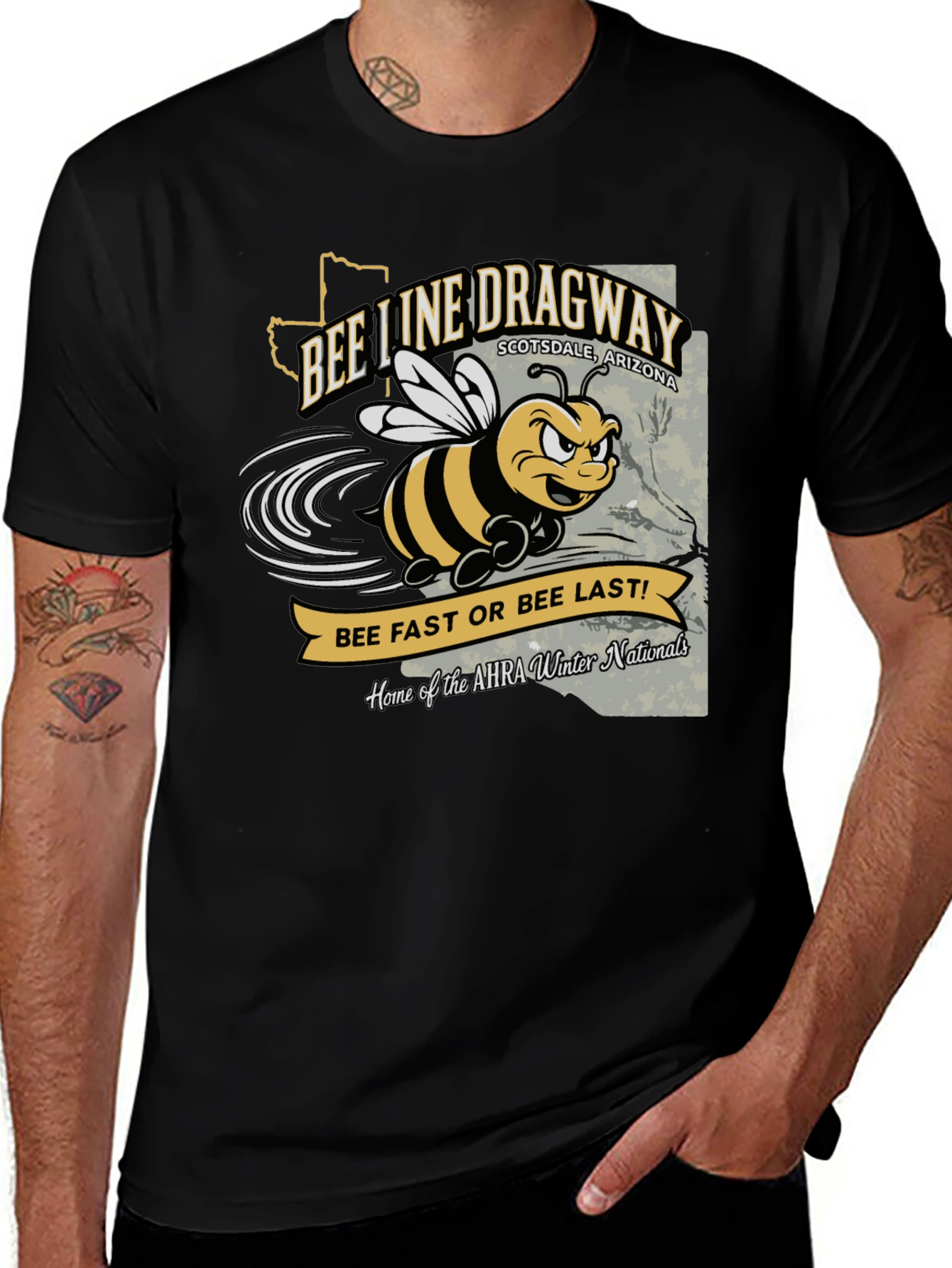 Bee Line Dragway T-Shirt - Scottsdale, Arizona