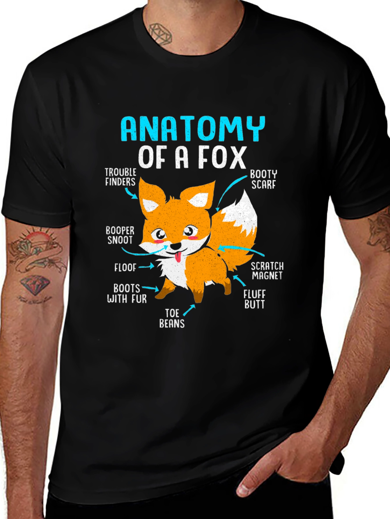 Variant 21 of Anatomy of a Fox T-Shirt
