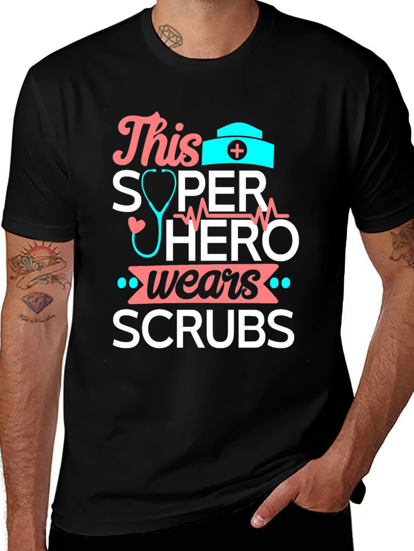 Variant 9 of Super Hero Nurse T-Shirt