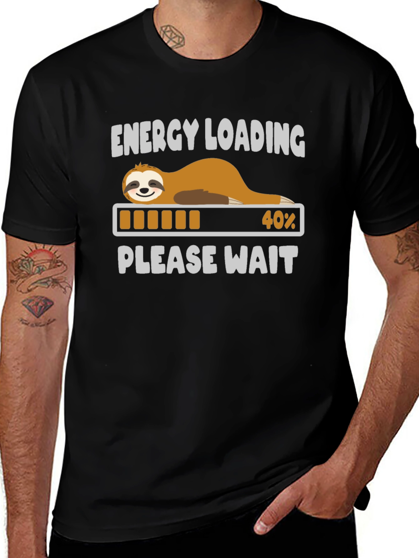 Variant 14 of Energy Loading Sloth T-Shirt