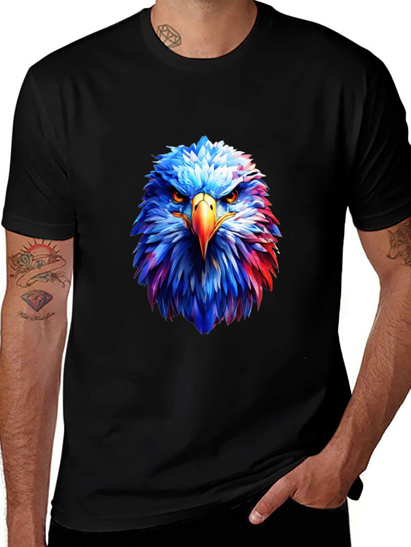 Variant 10 of Bold Eagle Graphic T-Shirt - Patriotic Style