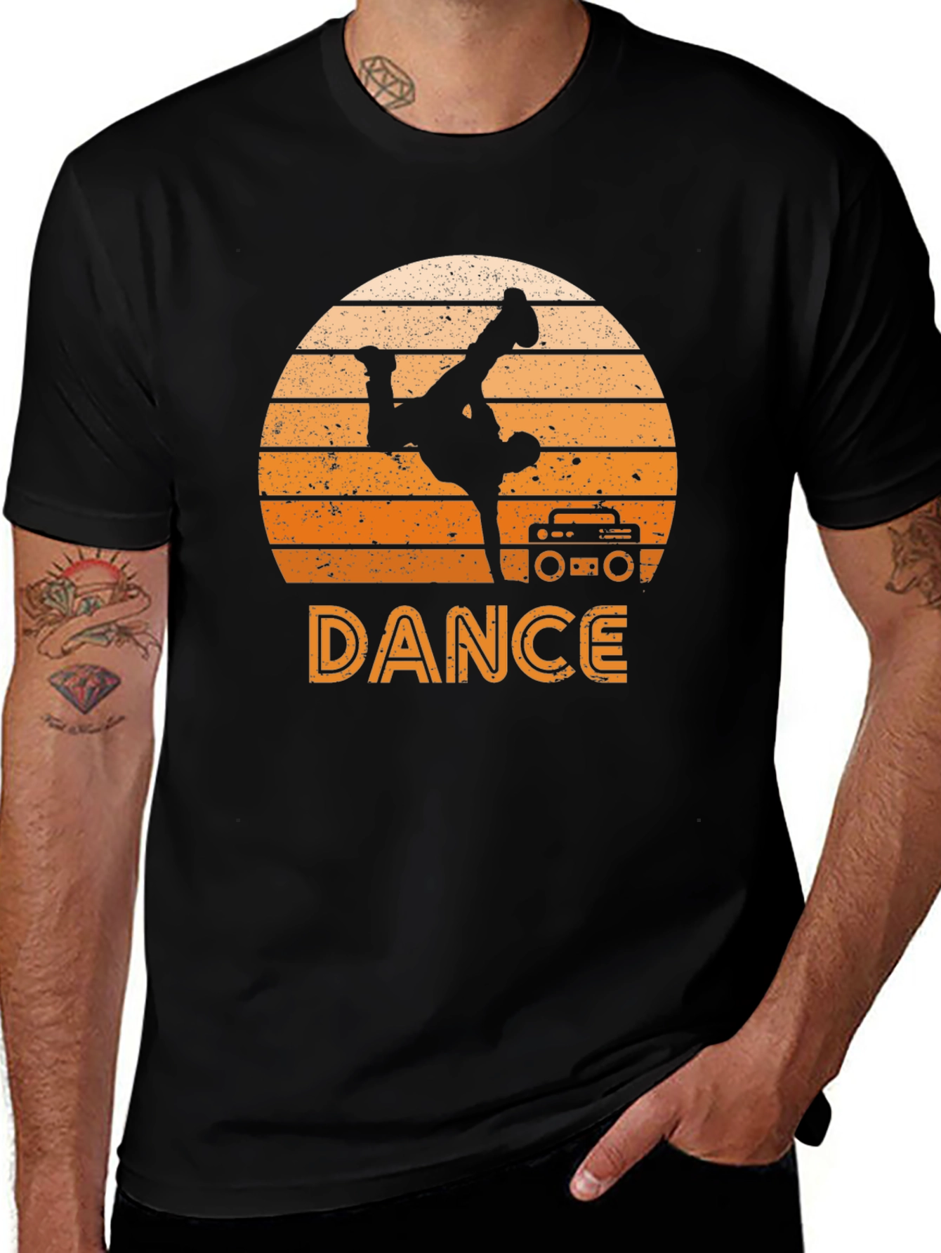 Variant 6 of Retro Dance T-Shirt - Breakdance Graphic Tee