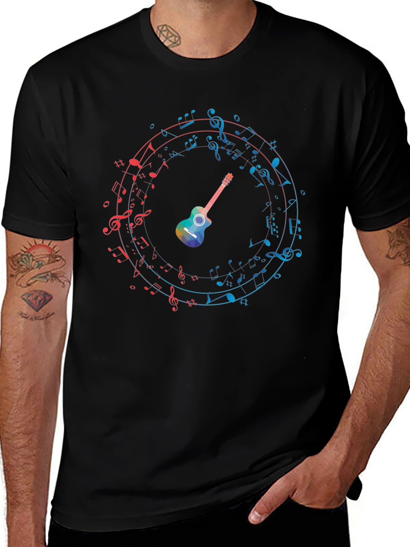 Variant 28 of Musical Guitar Graphic Tee