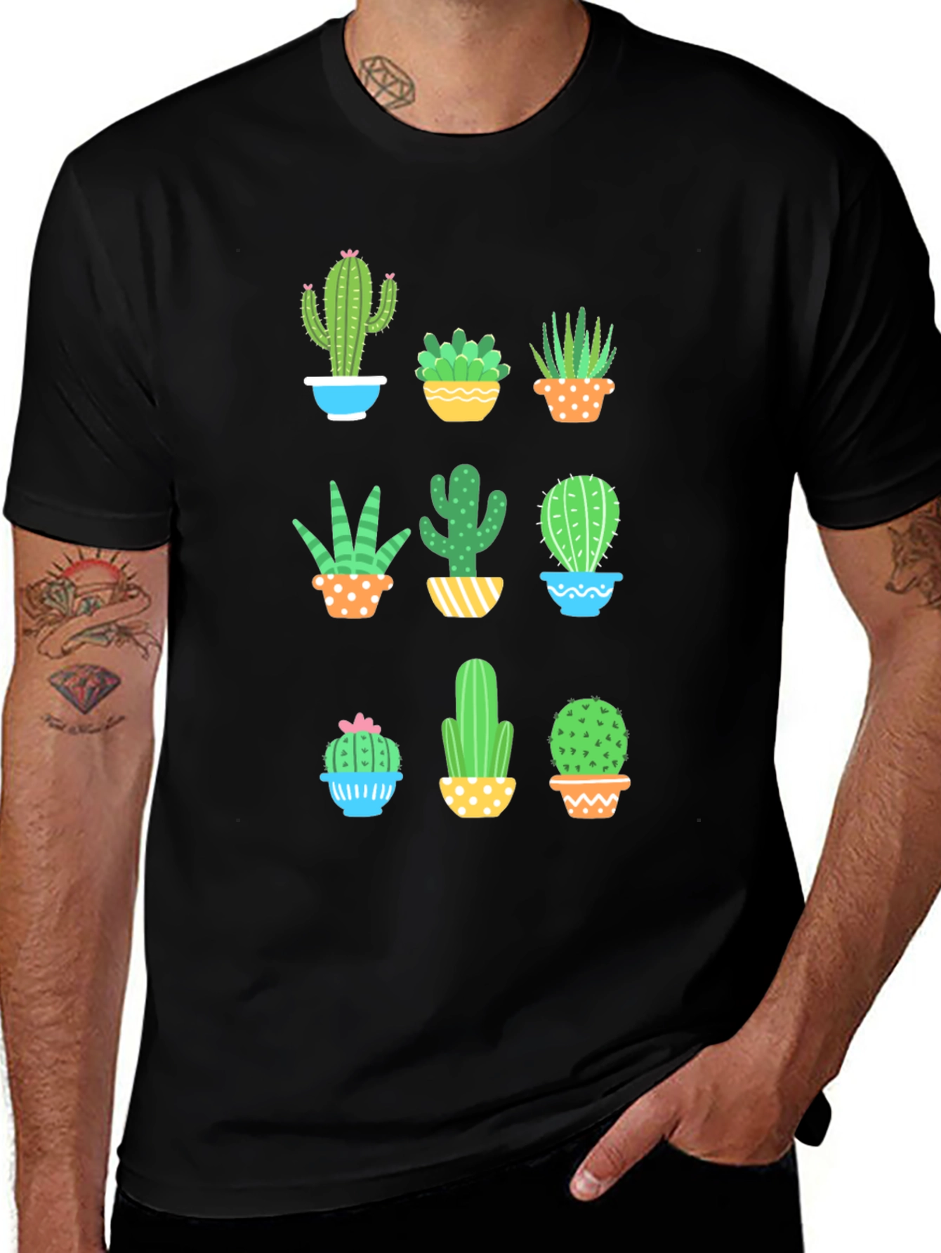 Variant 16 of Cute Cactus Plant T-Shirt