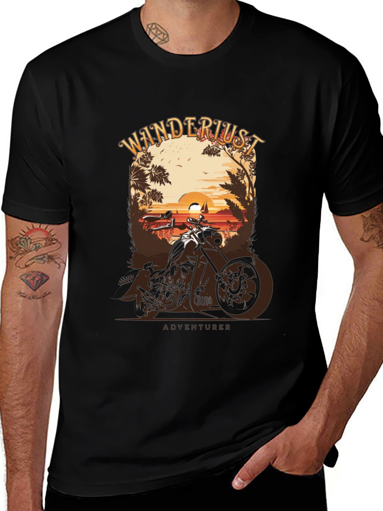 Variant 18 of Wanderlust Adventurer Graphic Tee
