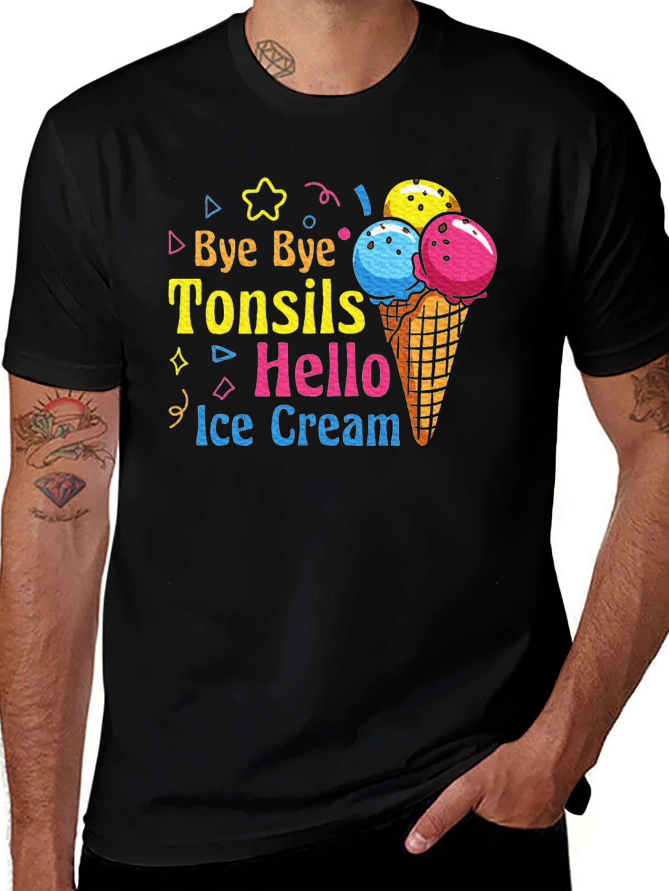 Bye Bye Tonsils Hello Ice Cream T-Shirt