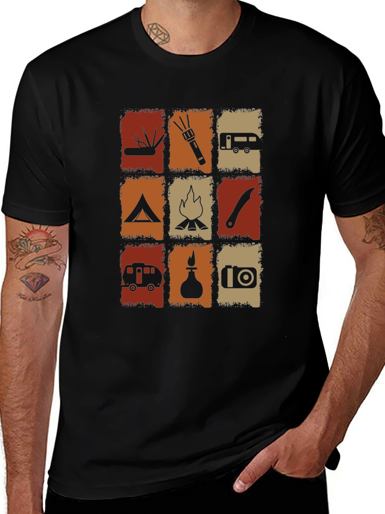 Camping Adventure Graphic T-Shirt for Outdoor Lovers