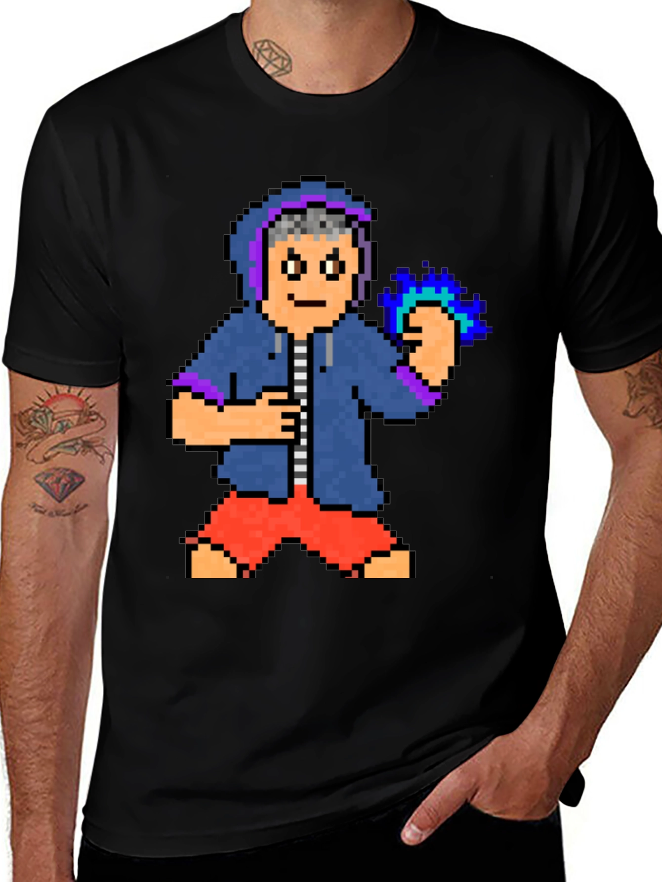 Pixel Art Mage T-Shirt