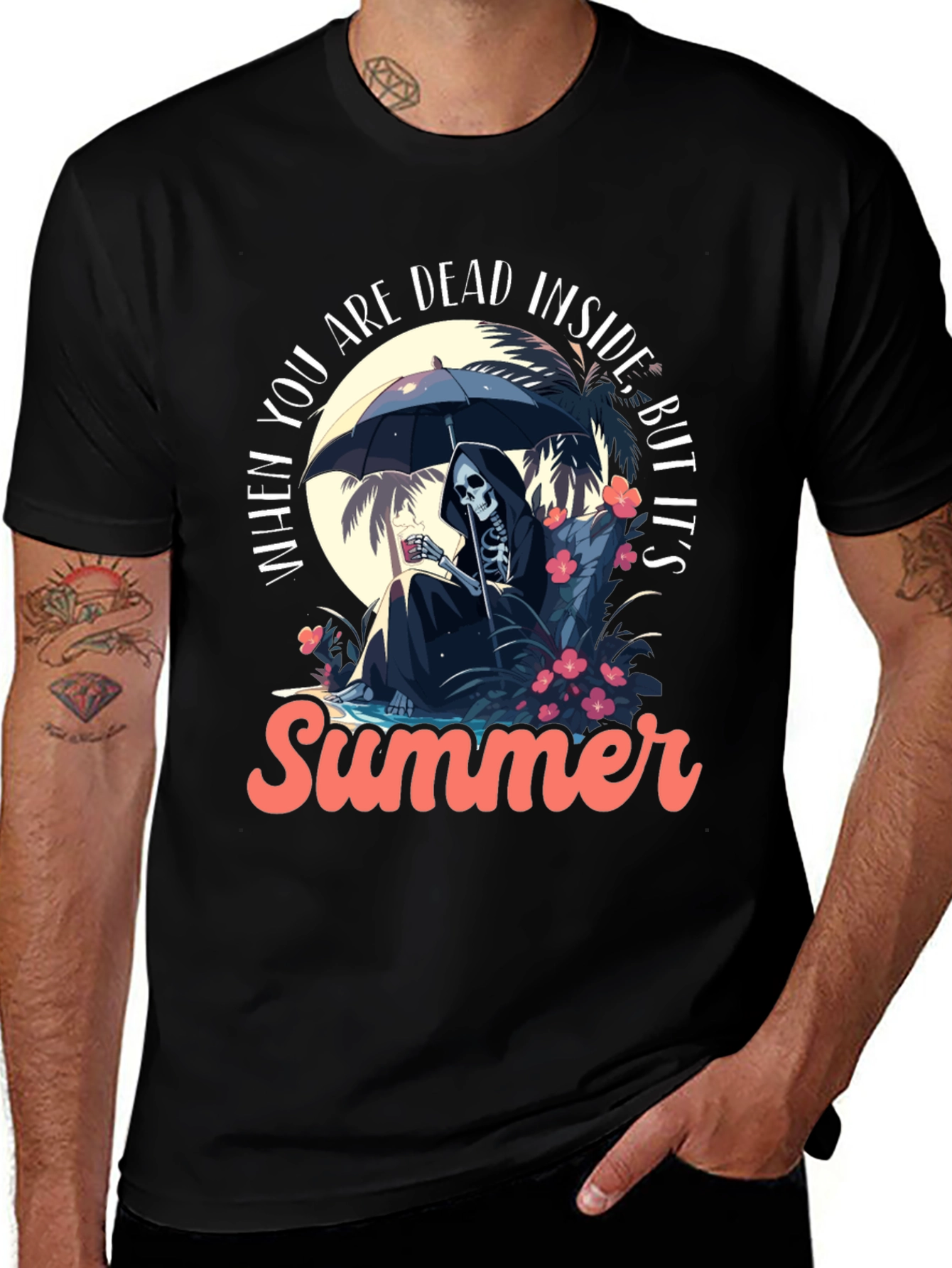 Variant 27 of Dead Inside But It's Summer T-Shirt
