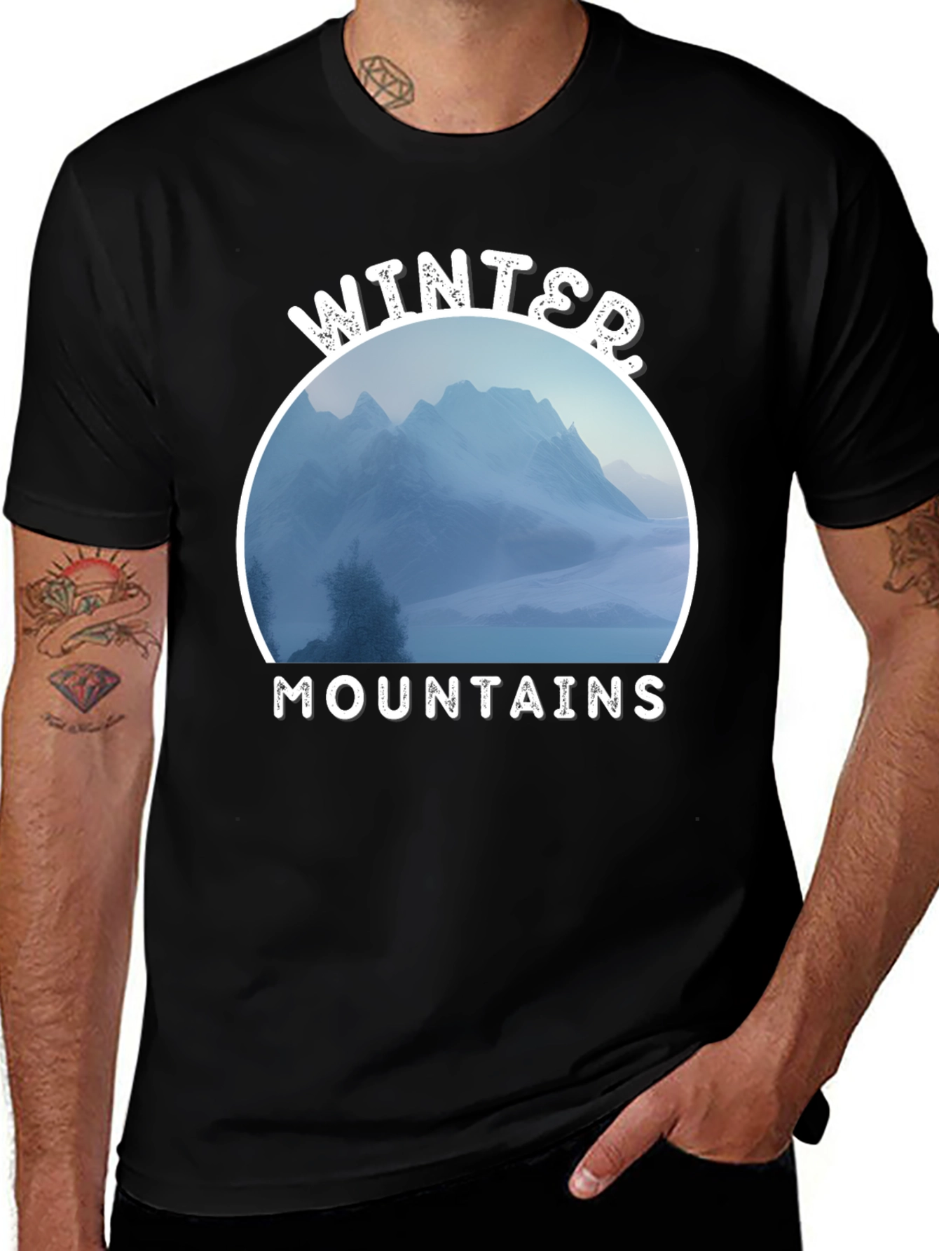 Variant 21 of Winter Mountains Graphic Tee