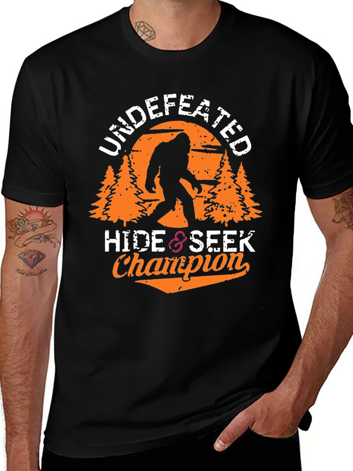 Variant 5 of Undefeated Hide & Seek Champion Bigfoot T-Shirt