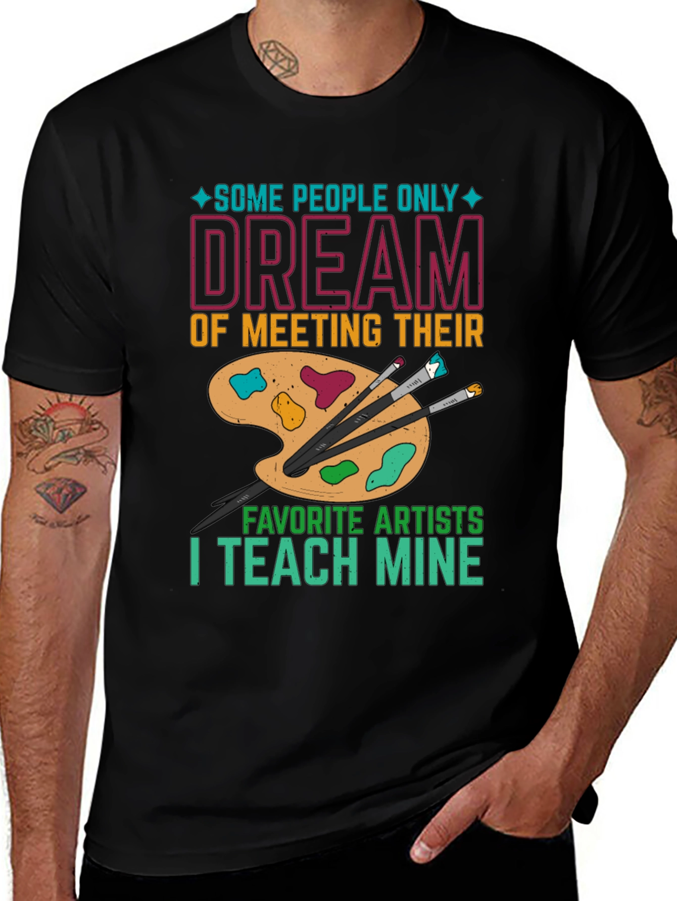 Artist Teacher Graphic T-Shirt