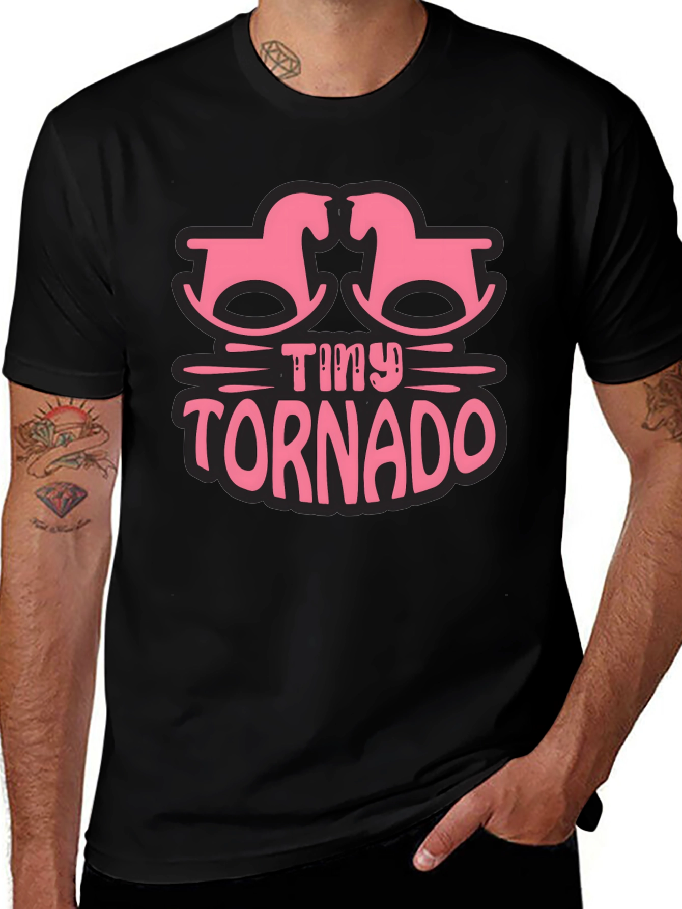 Variant 9 of Tiny Tornado Rocking Horse Graphic Tee