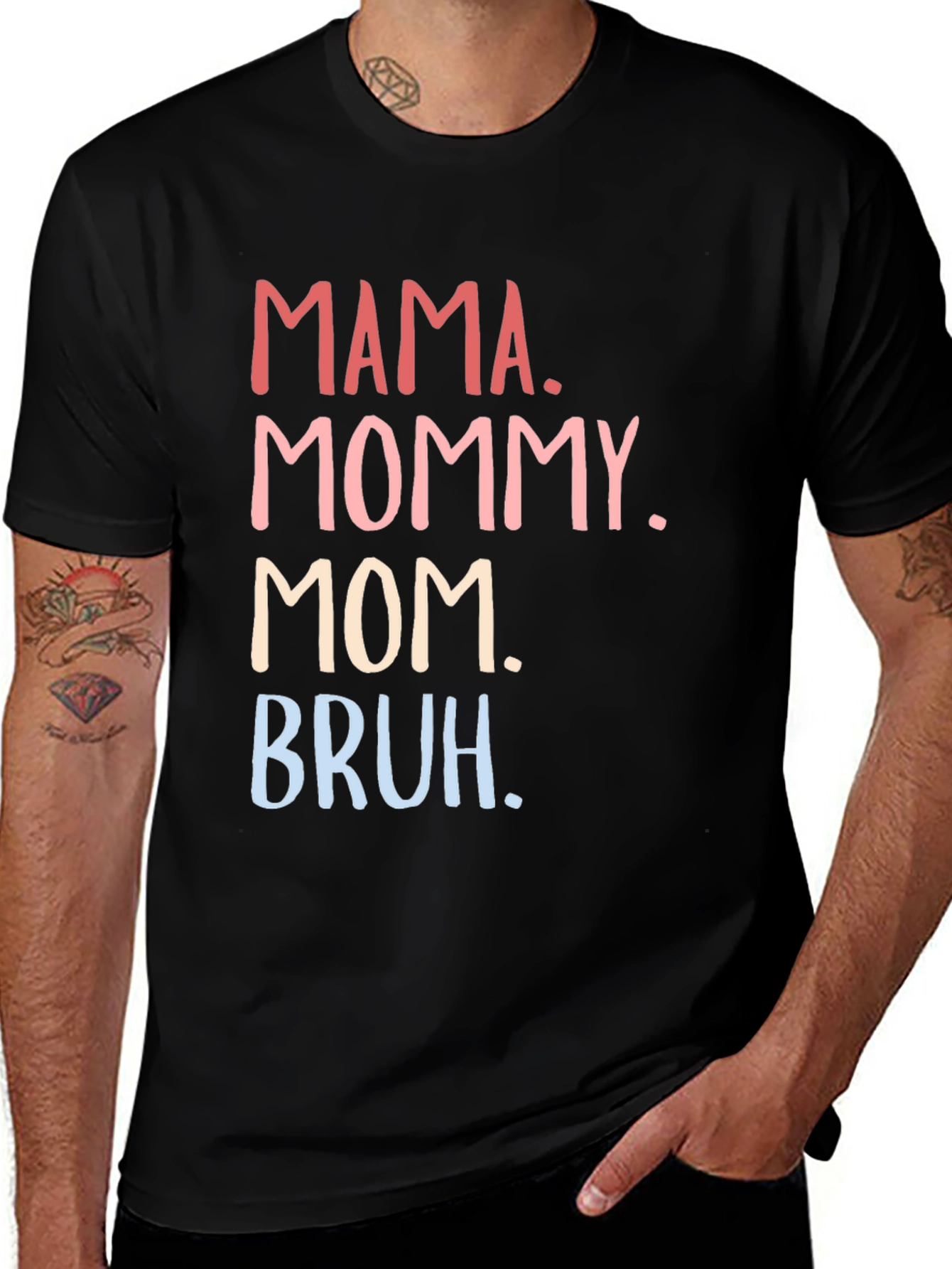 Variant 17 of Mama Mommy Mom Bruh Funny T-Shirt