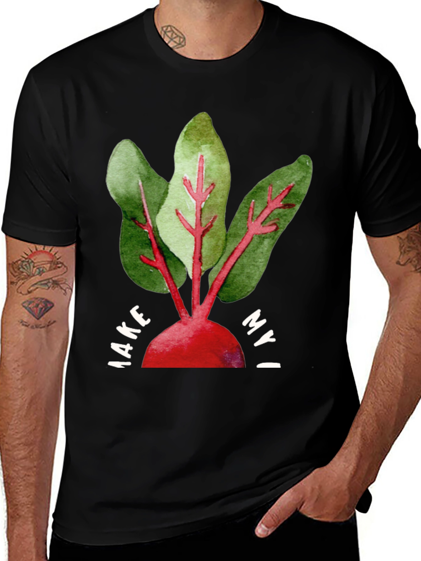 Beetroot Tee: Make My Heart Beet!