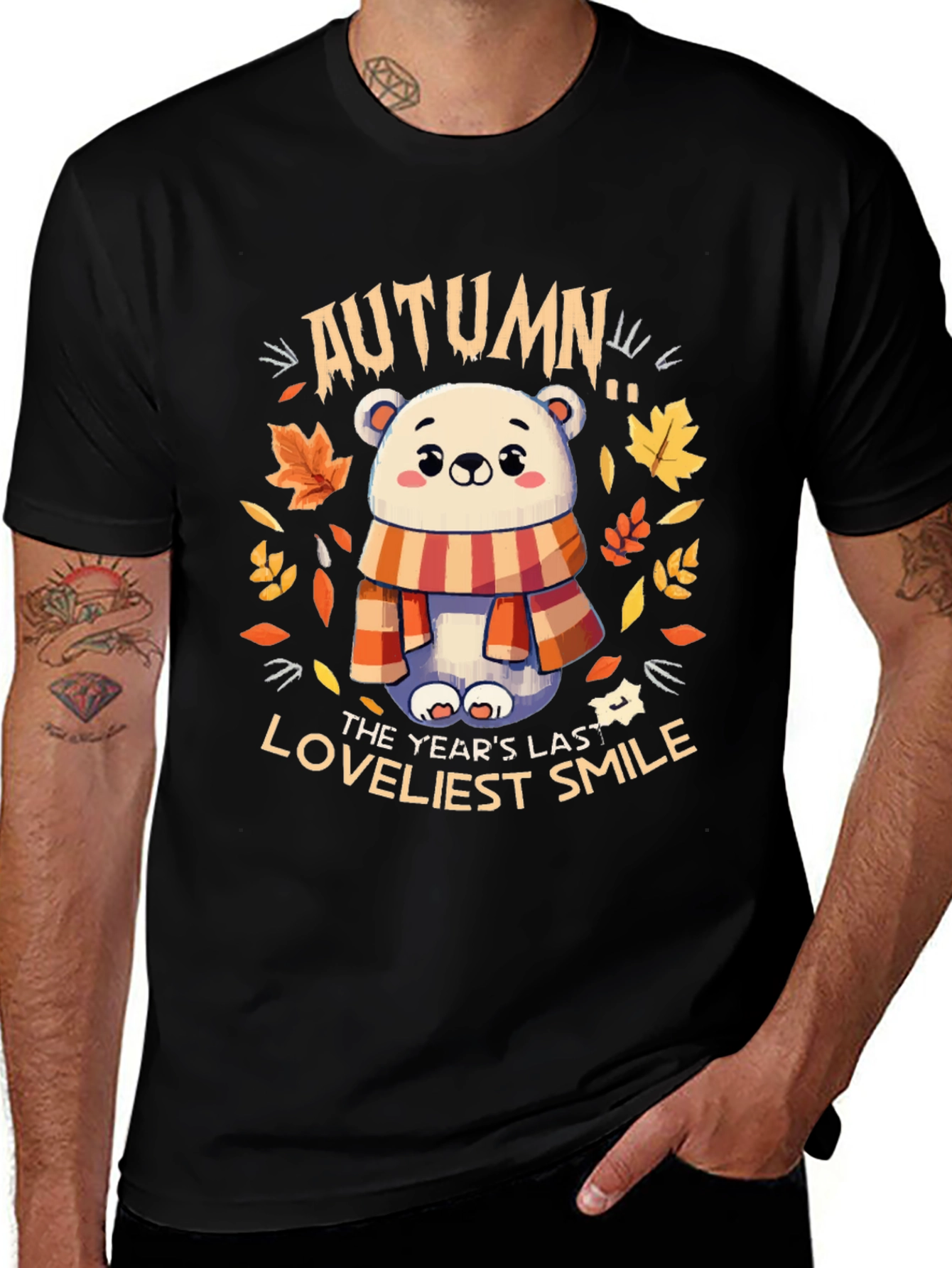 Variant 9 of Autumn Bear Graphic T-Shirt